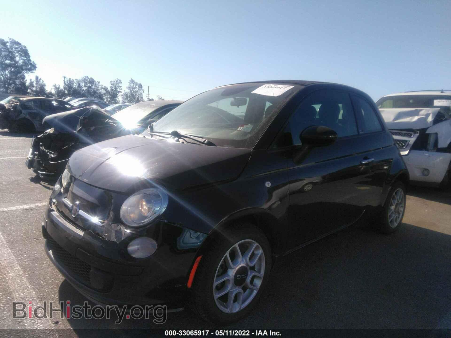 2015 FIAT 500C - VIN: 3C3CFFDR2FT625328 - Фото 2