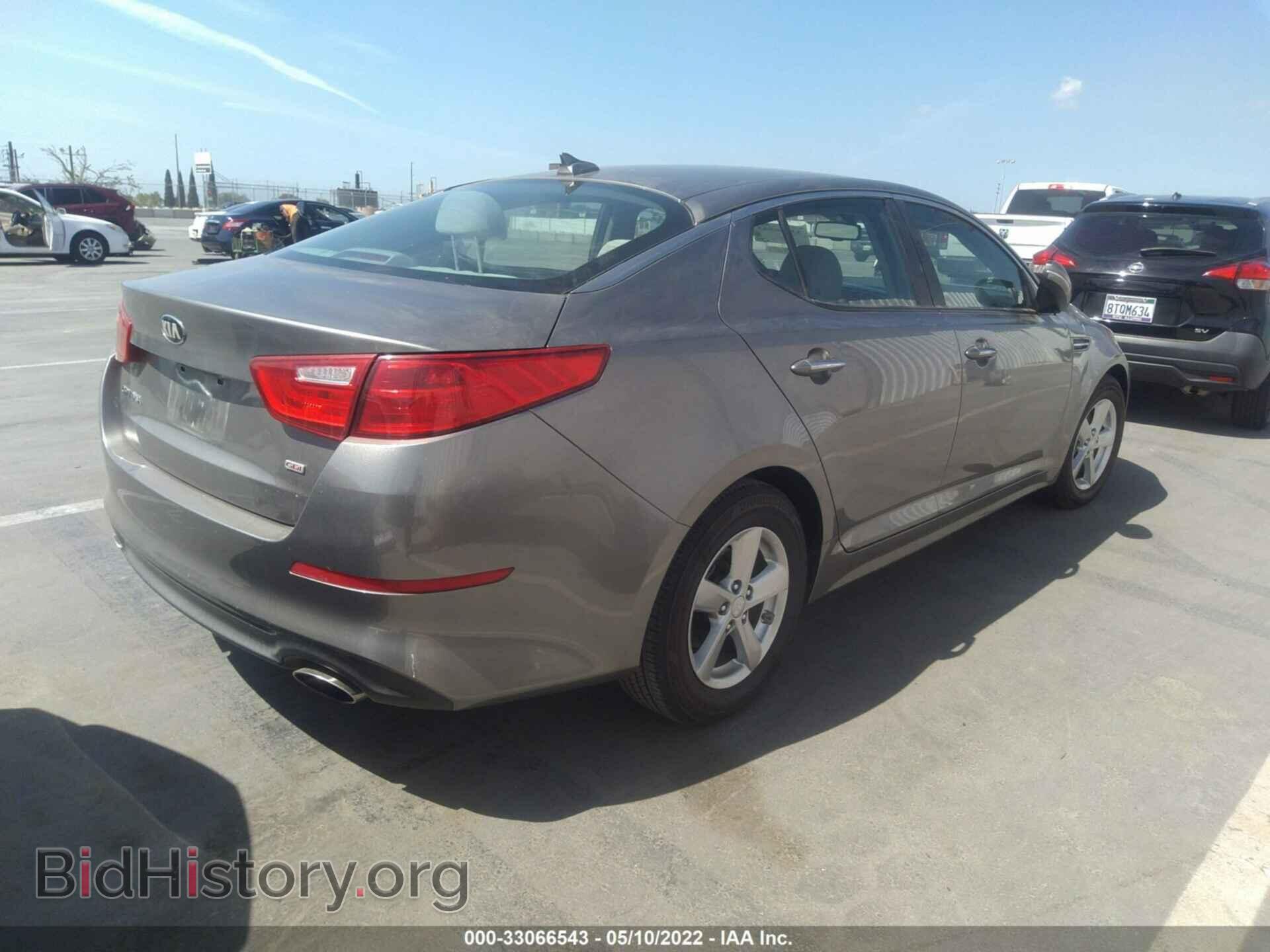 2015 KIA OPTIMA - VIN: 5XXGM4A78FG516877 - Photo 4