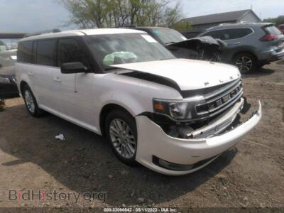 2013 Ford FLEX SEL, белый — VIN 2FMGK5C89DBD16004, IAAI