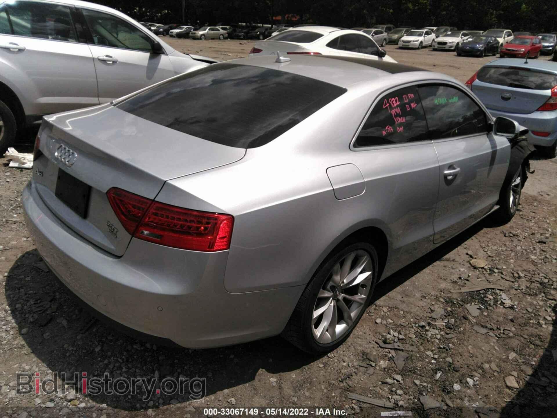 2013 AUDI A5 - VIN: WAULFAFR6DA079114 - Photo 4