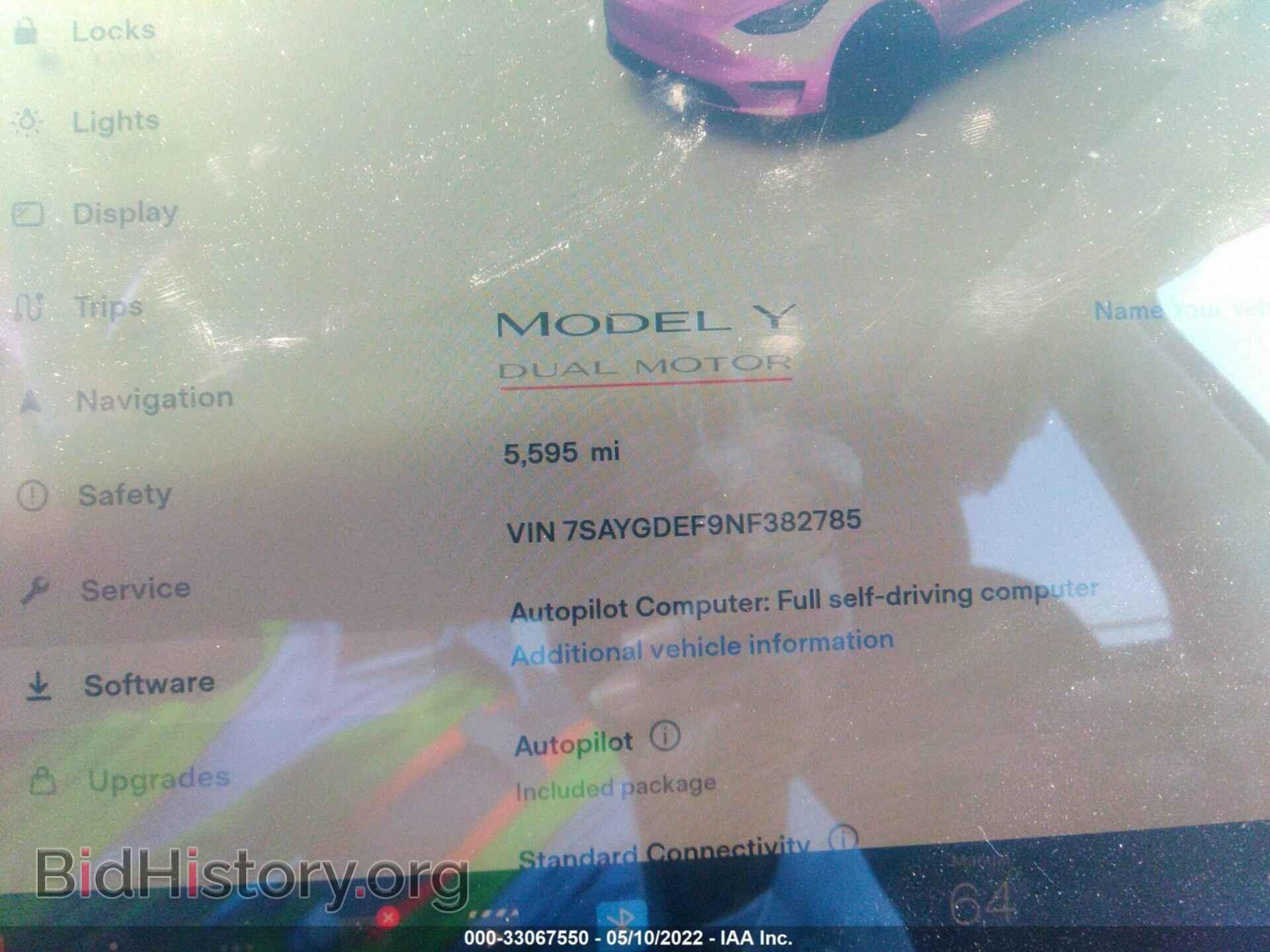 2022 TESLA MODEL Y - VIN: 7SAYGDEF9NF382785 - Photo 7
