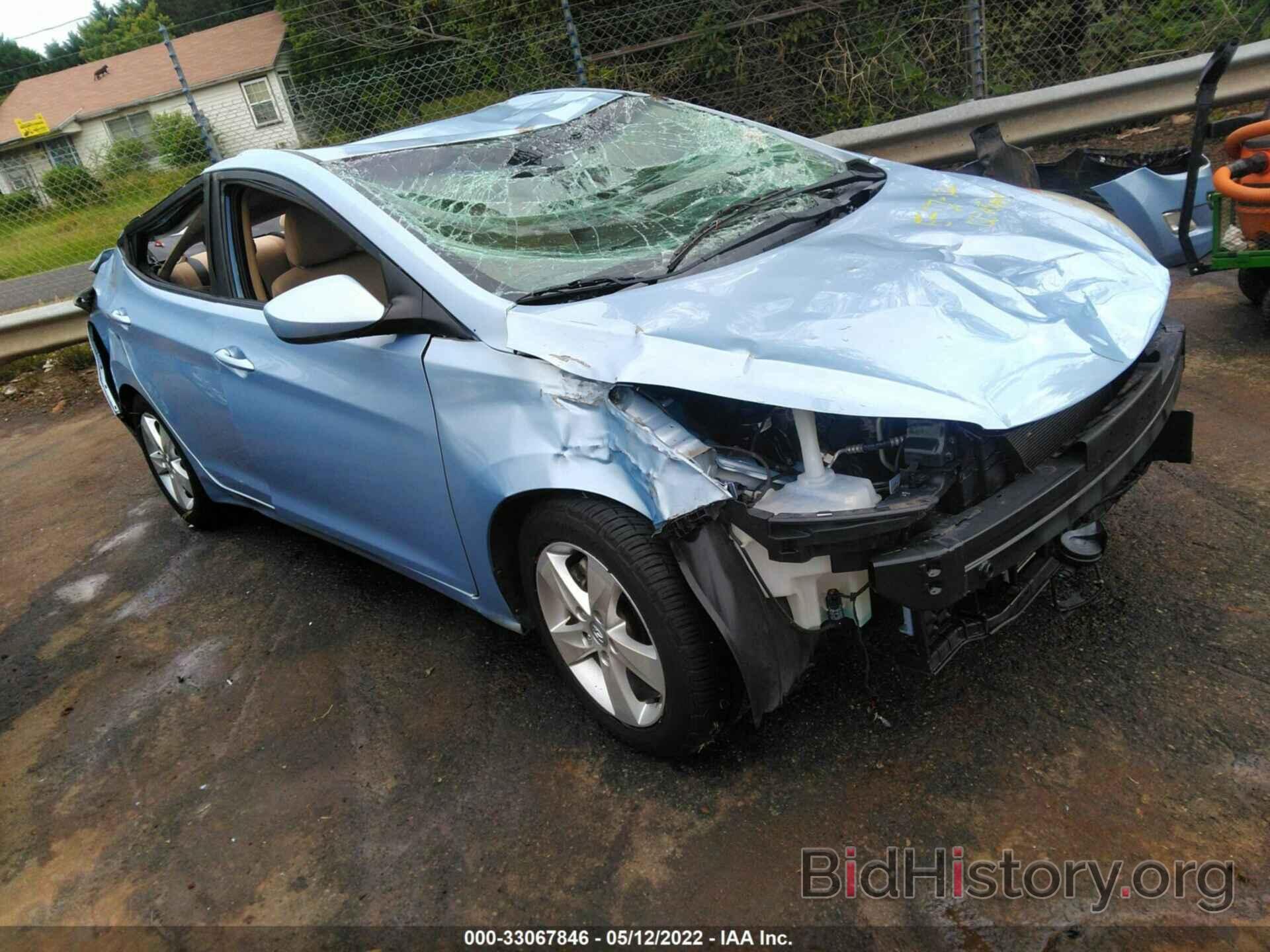 Photo KMHDH4AE2CU192932 - HYUNDAI ELANTRA 2012