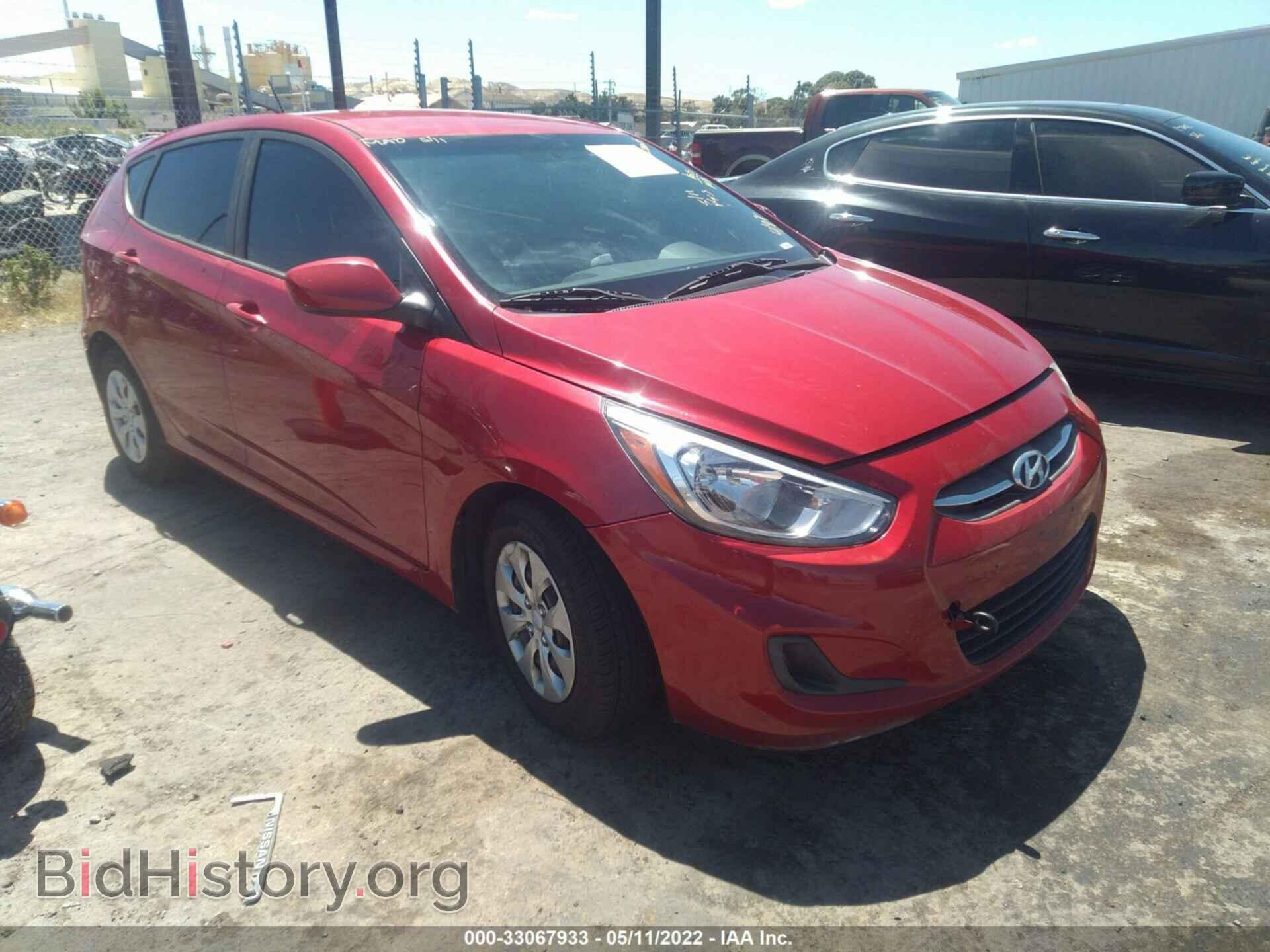 Photo KMHCT5AE5HU317221 - HYUNDAI ACCENT 2017