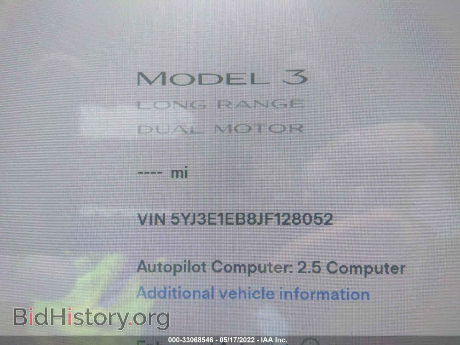 2018 TESLA MODEL 3 - VIN: 5YJ3E1EB8JF128052 - Photo 7