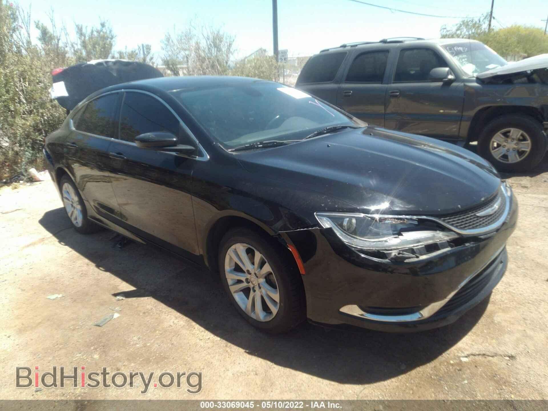 Фотография 1C3CCCAB2GN106540 - CHRYSLER 200 2016