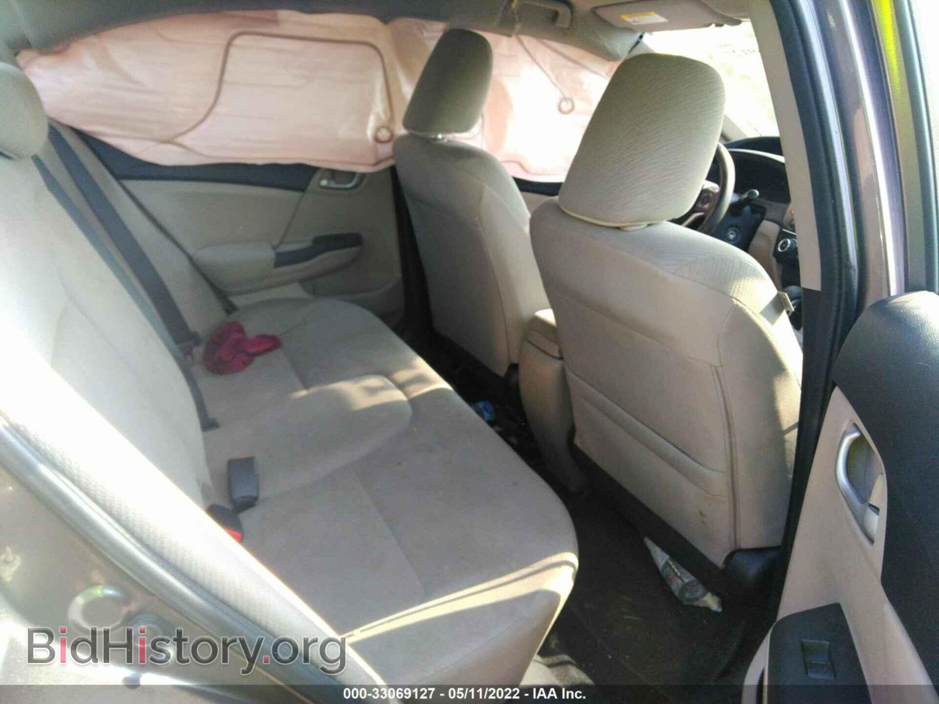2013 HONDA CIVIC SDN - VIN: 19XFB2F52DE021268 - Фото 8