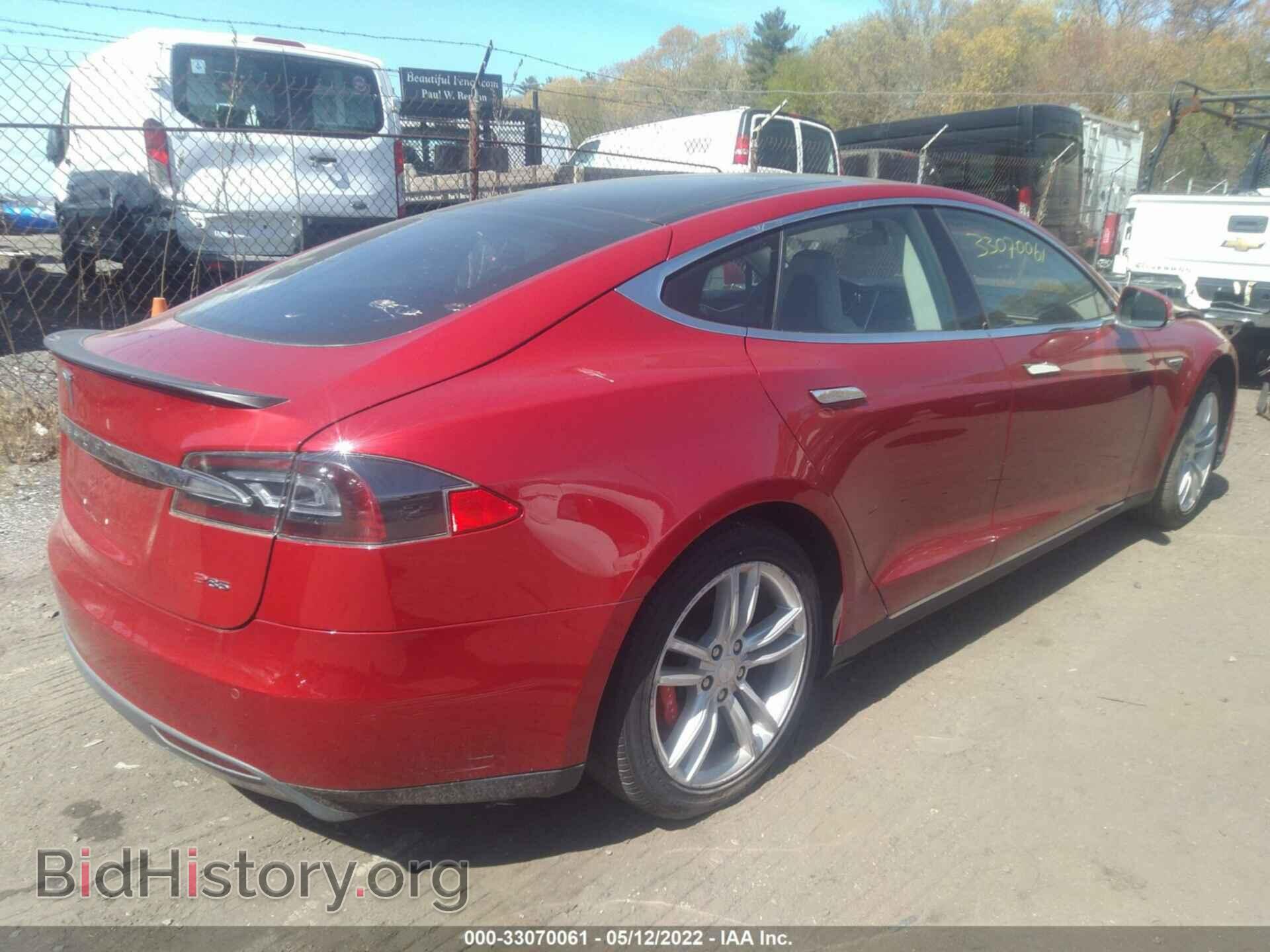 2014 TESLA MODEL S - VIN: 5YJSA1H11EFP42165 - Фото 4