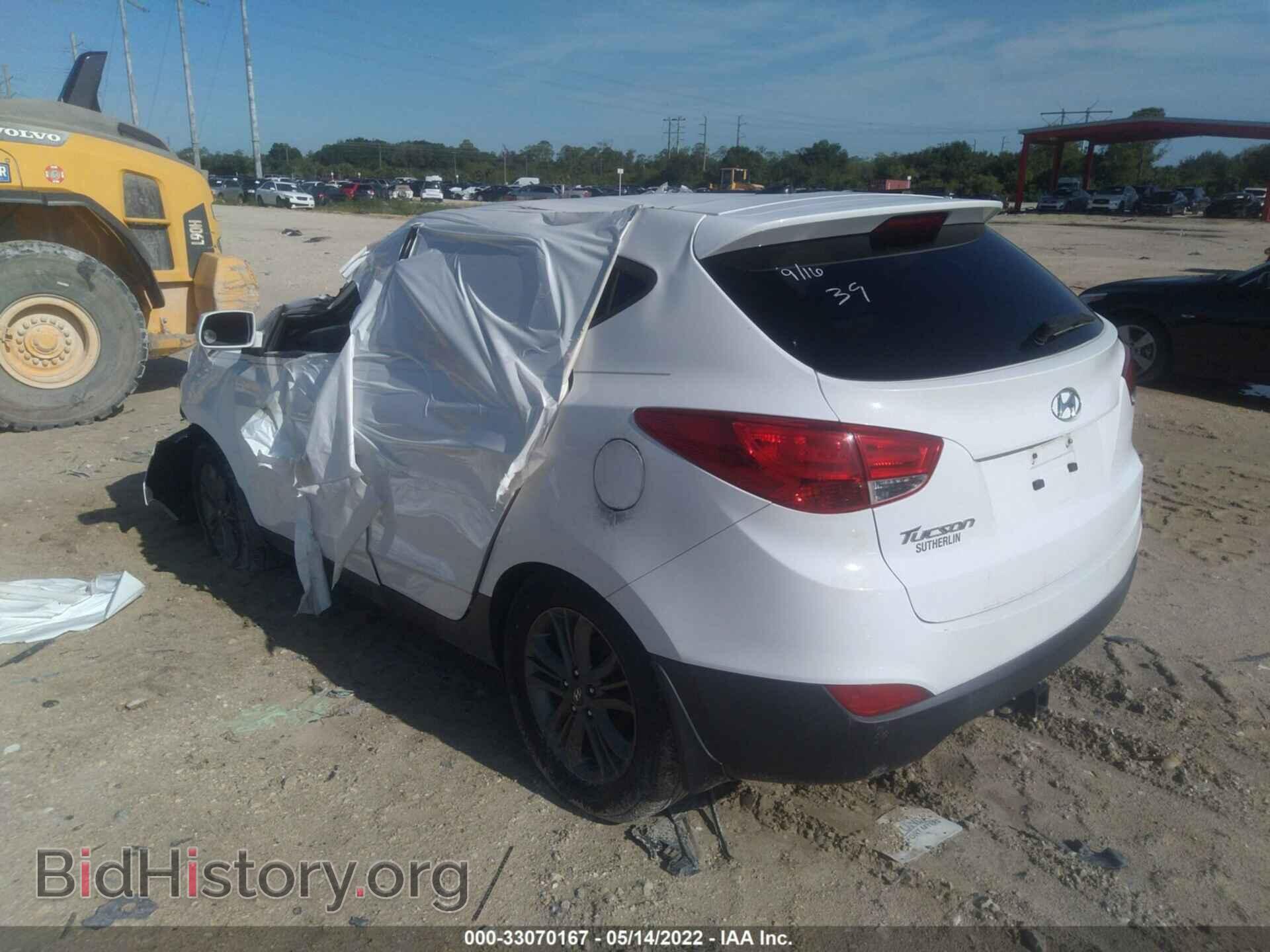 2015 HYUNDAI TUCSON - VIN: KM8JTCAF3FU013189 - Фото 3