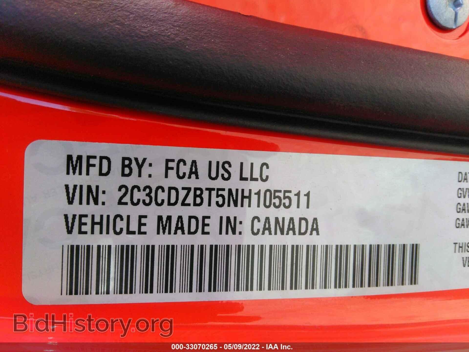 2022 DODGE CHALLENGER - VIN: 2C3CDZBT5NH105511 - Photo 9
