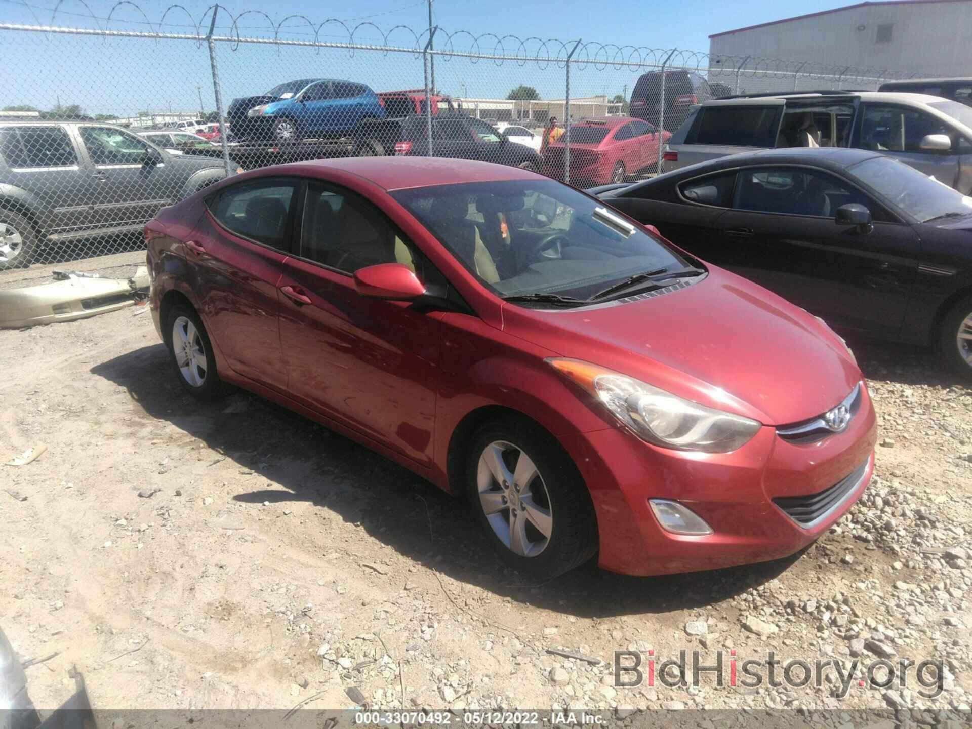 Photo KMHDH4AE5CU468763 - HYUNDAI ELANTRA 2012