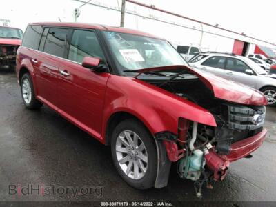 2012 Ford FLEX SEL, red — VIN 2FMHK6CC3CBD06596, IAAI