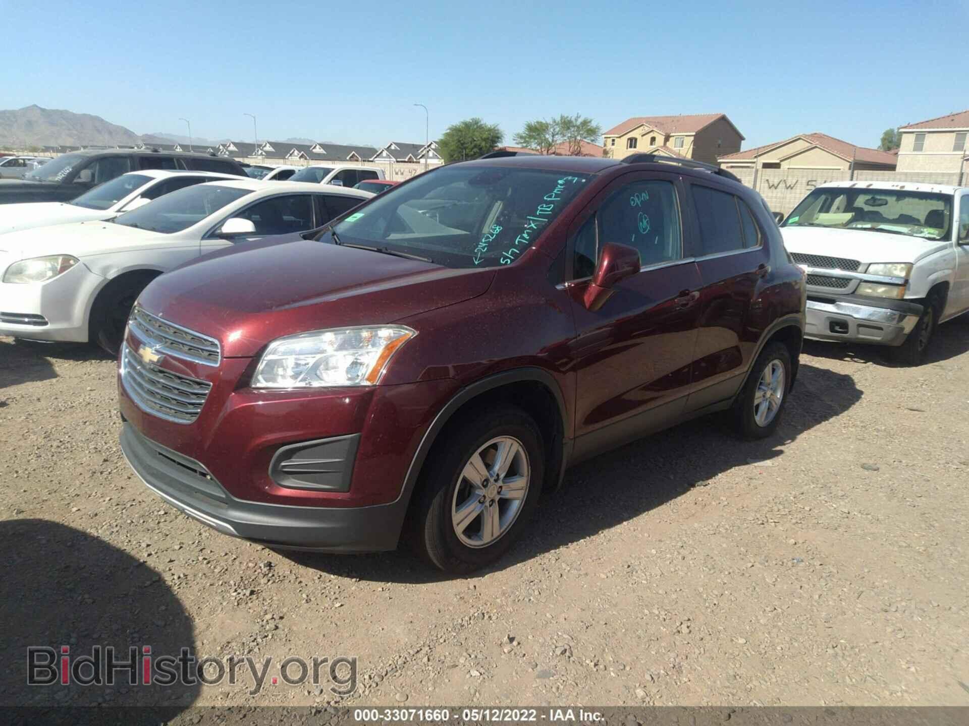 2016 CHEVROLET TRAX - VIN: 3GNCJPSB7GL245268 - Фото 2