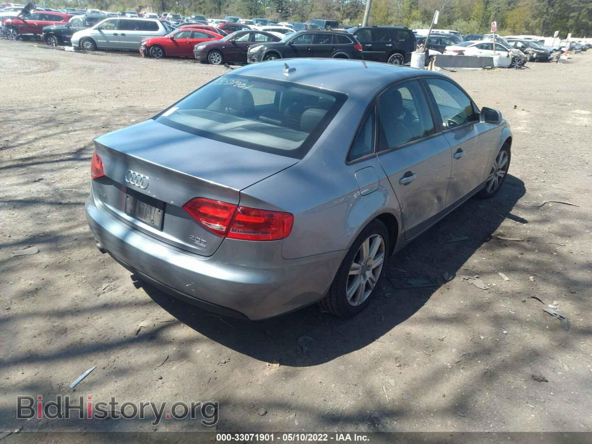 2011 AUDI A4 - VIN: WAUBFAFL0BN007130 - Фото 4