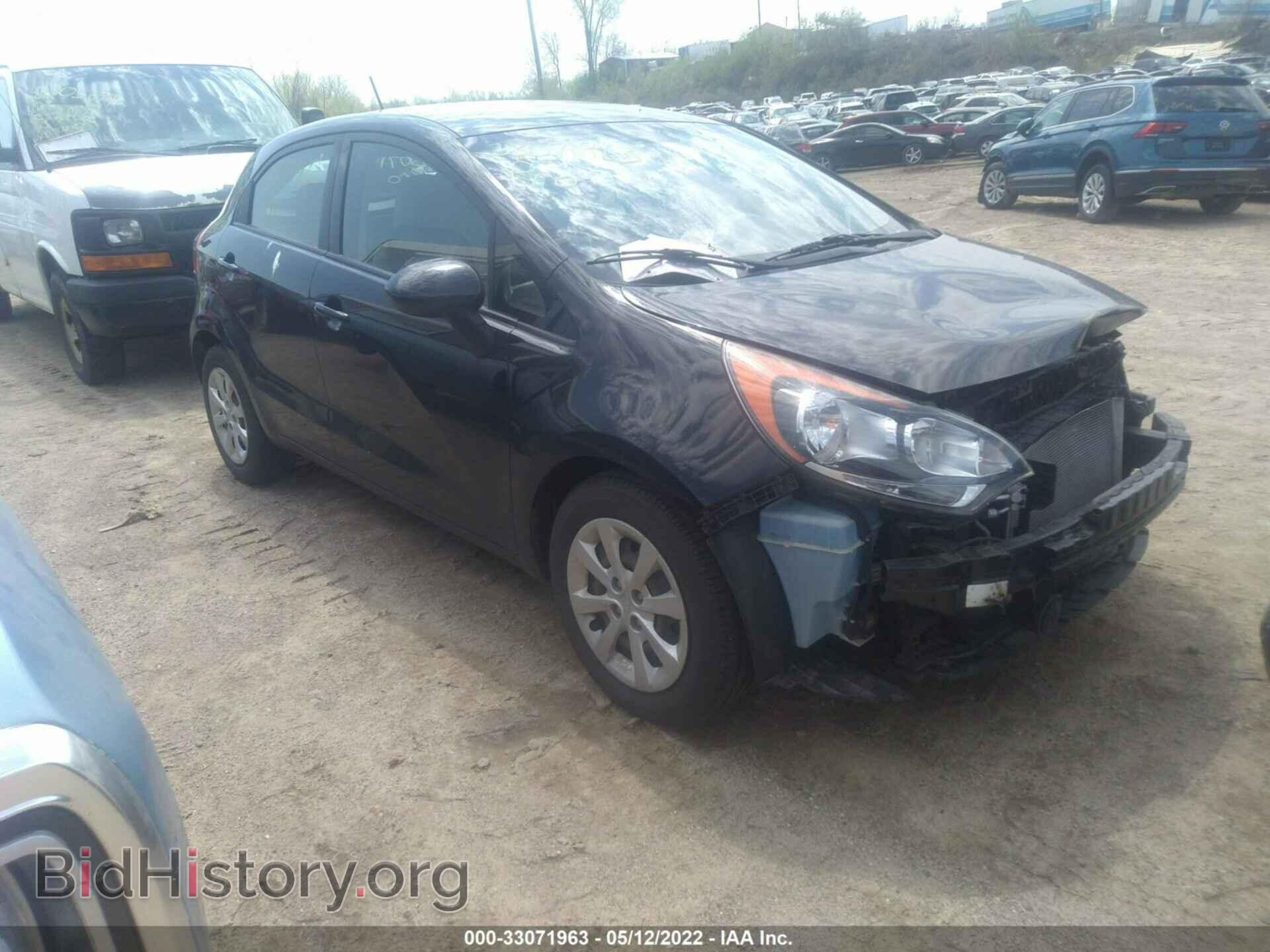 Photo KNADM5A3XC6022890 - KIA RIO 2012