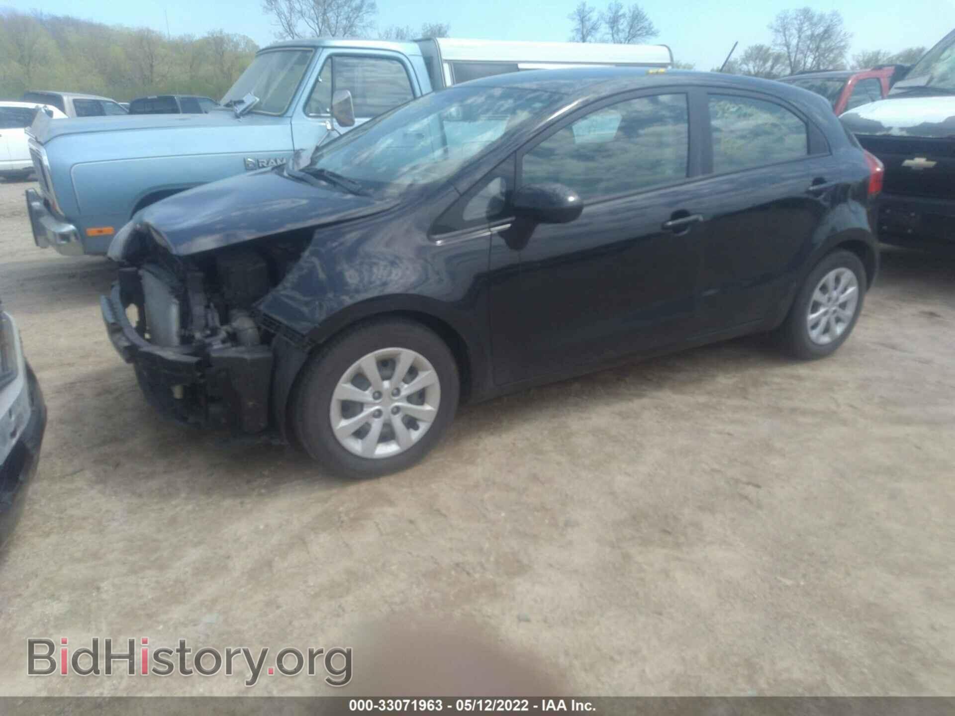 2012 KIA RIO - VIN: KNADM5A3XC6022890 - Фото 2