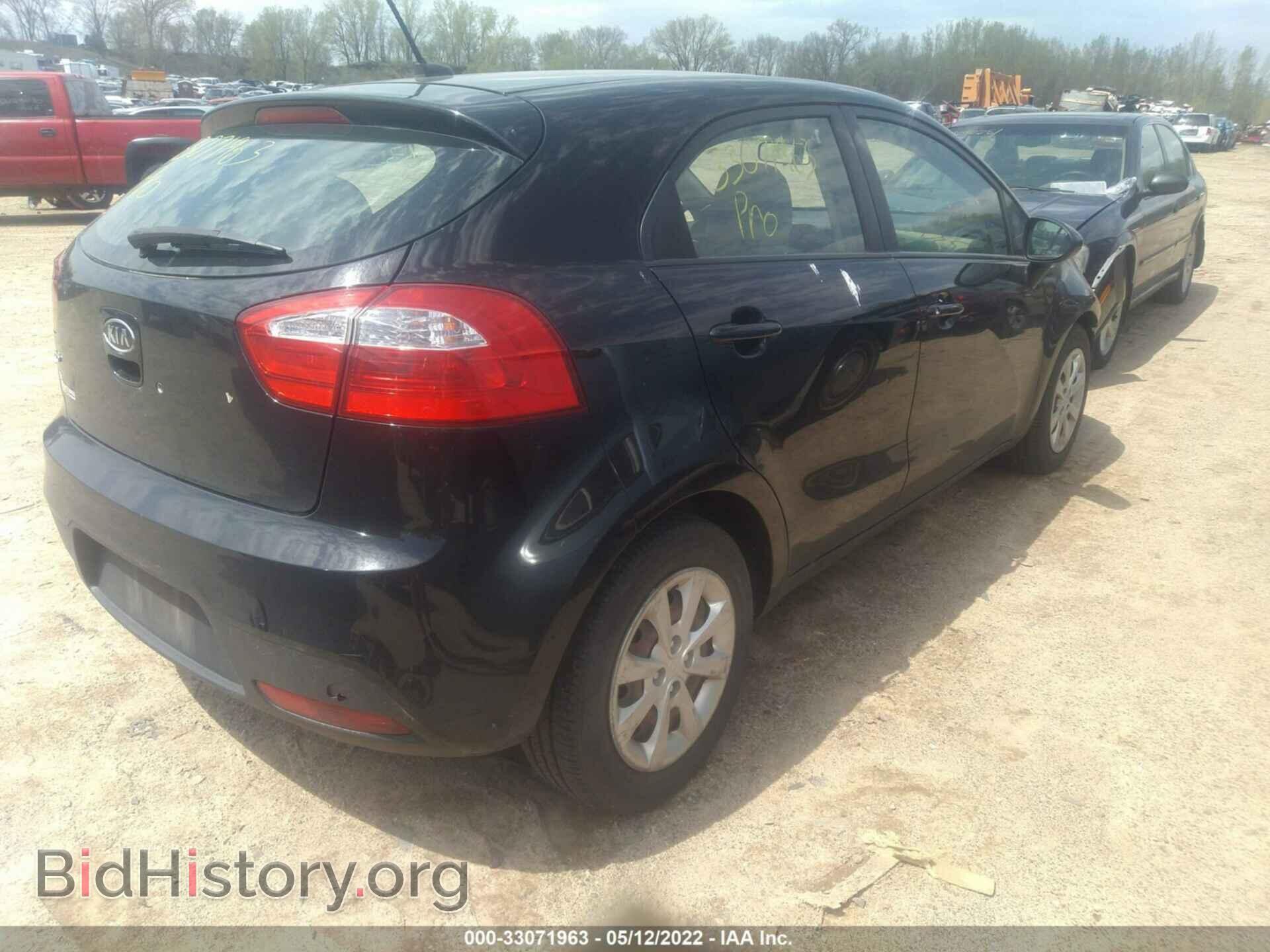 2012 KIA RIO - VIN: KNADM5A3XC6022890 - Фото 4