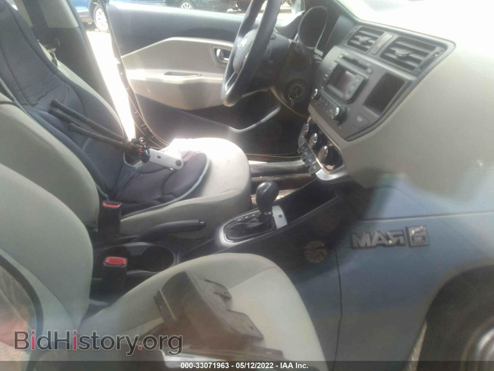2012 KIA RIO - VIN: KNADM5A3XC6022890 - Фото 5