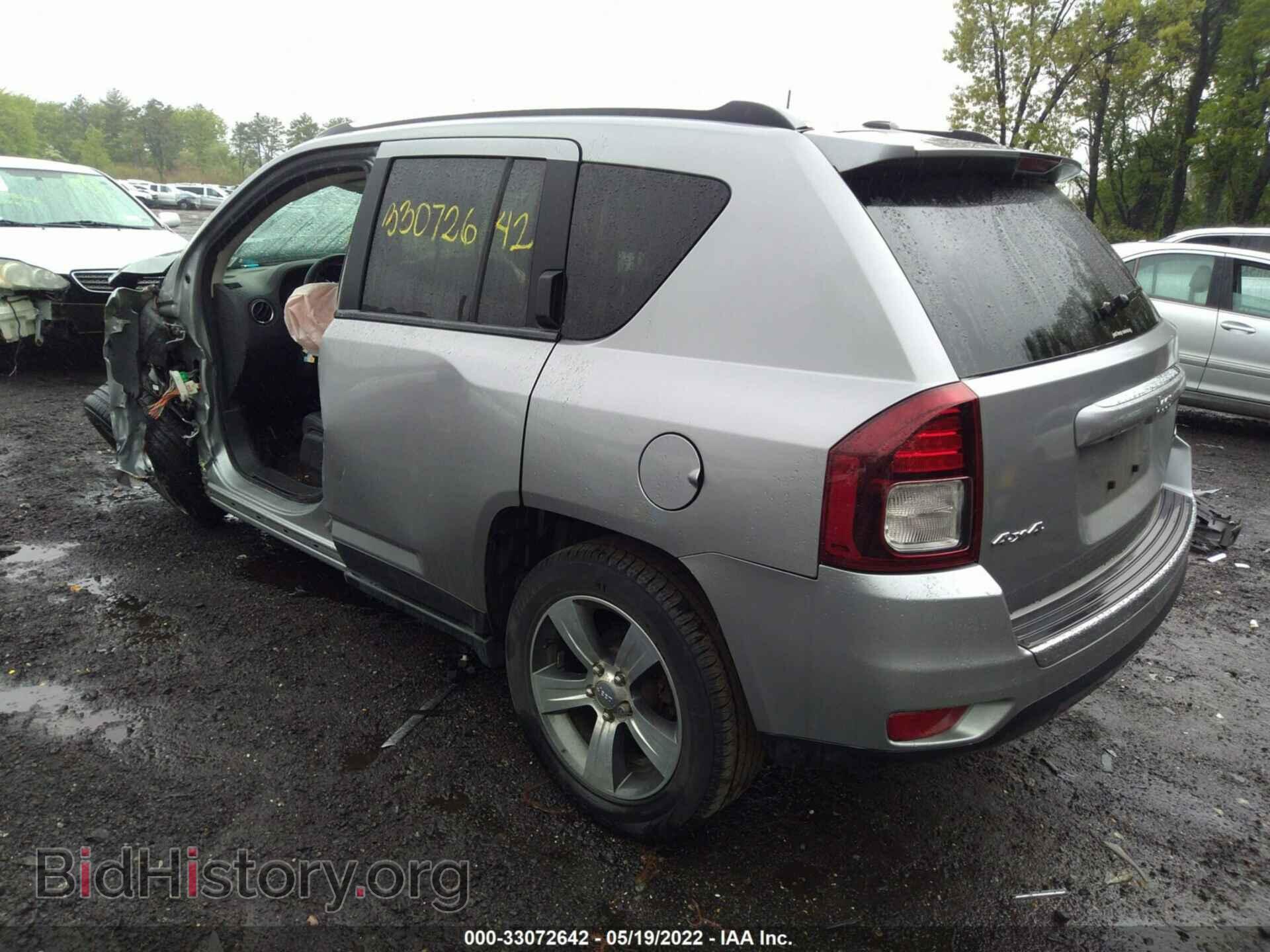 2016 JEEP COMPASS - VIN: 1C4NJDEB0GD558731 - Фото 3