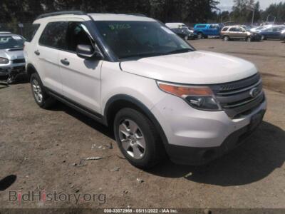 2012 Ford EXPLORER Base, white — VIN 1FMHK8B87CGA75509, IAAI