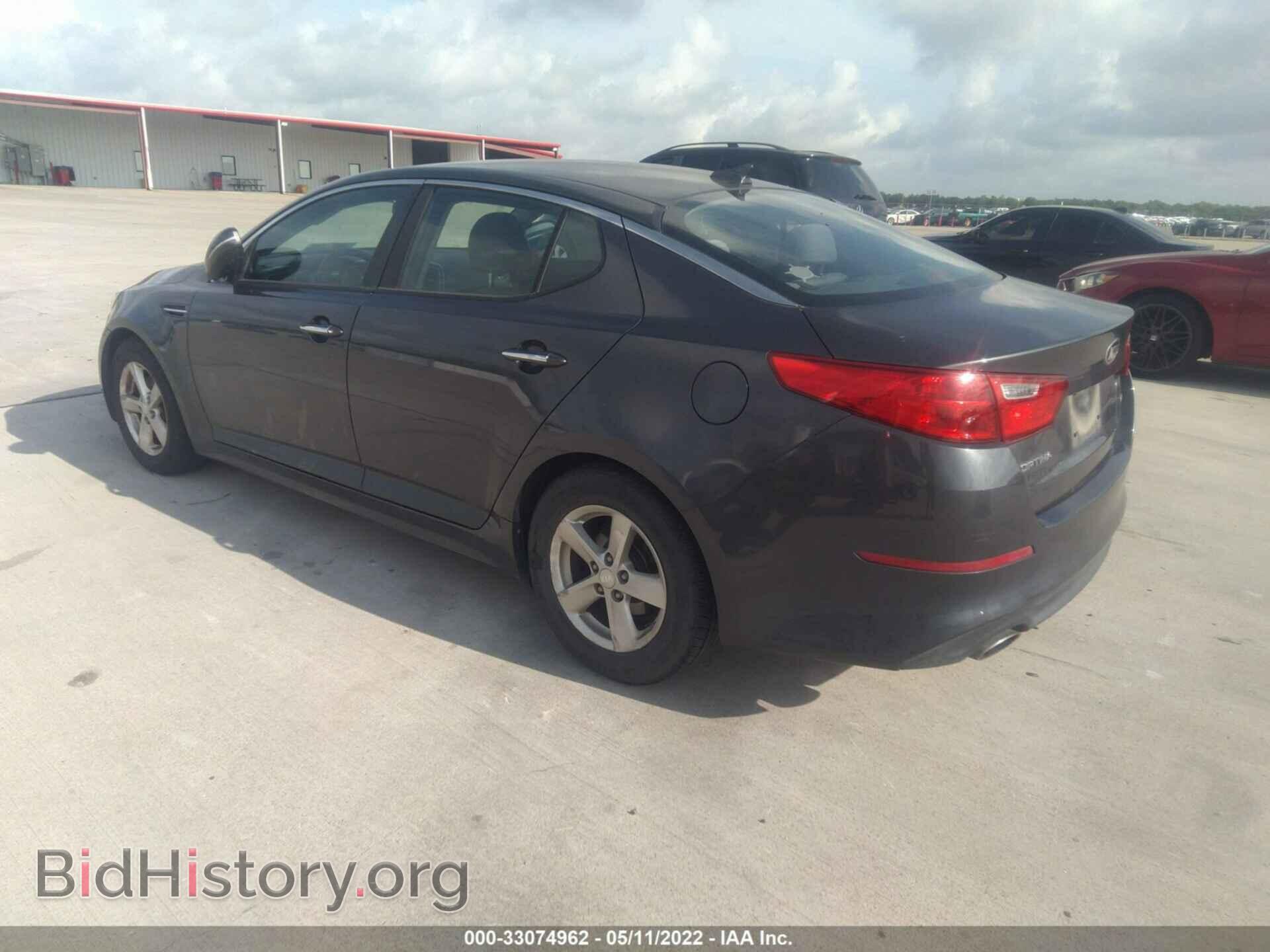 2015 KIA OPTIMA - VIN: KNAGM4A74F5643711 - Фото 3