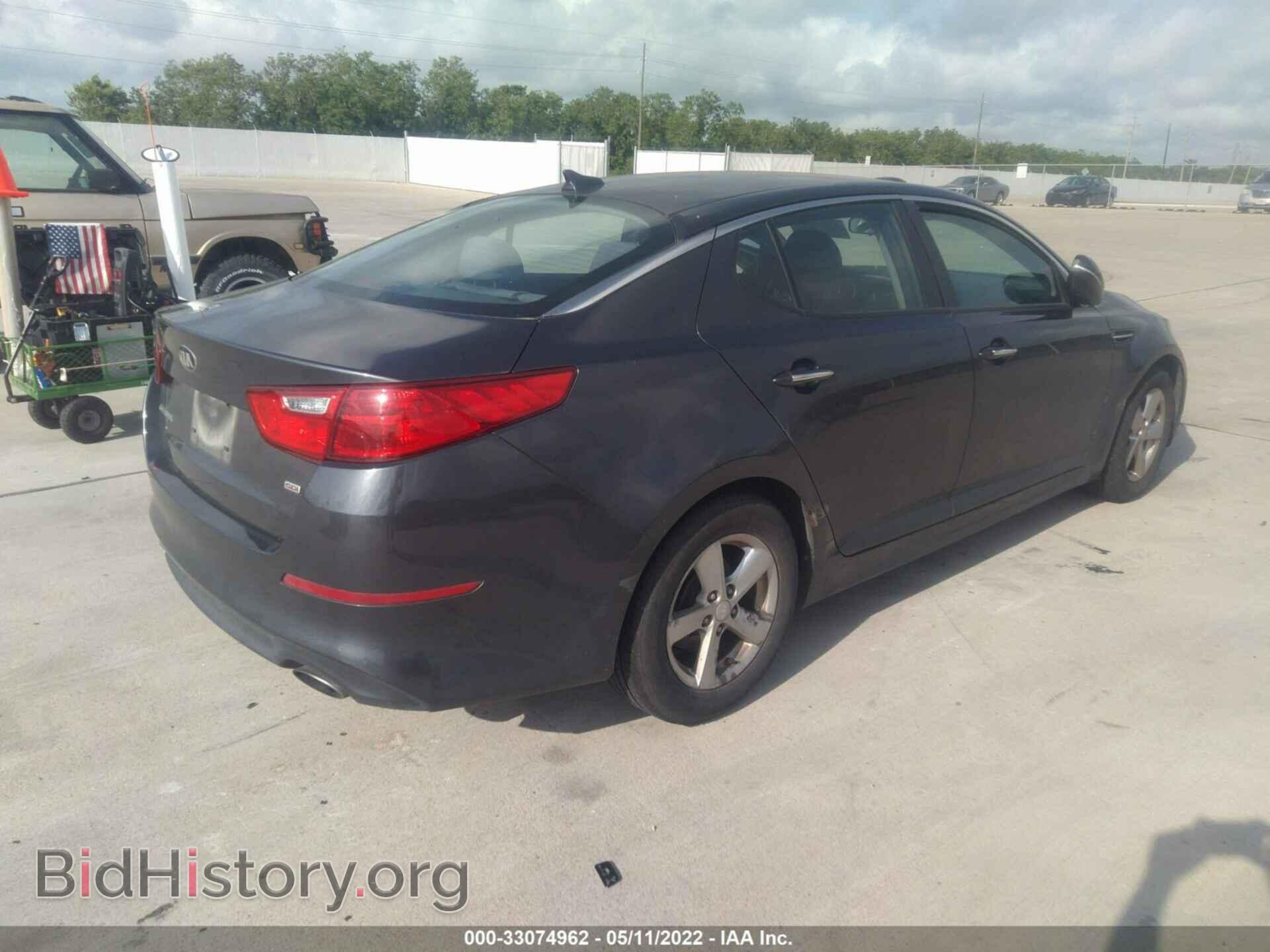 2015 KIA OPTIMA - VIN: KNAGM4A74F5643711 - Фото 4