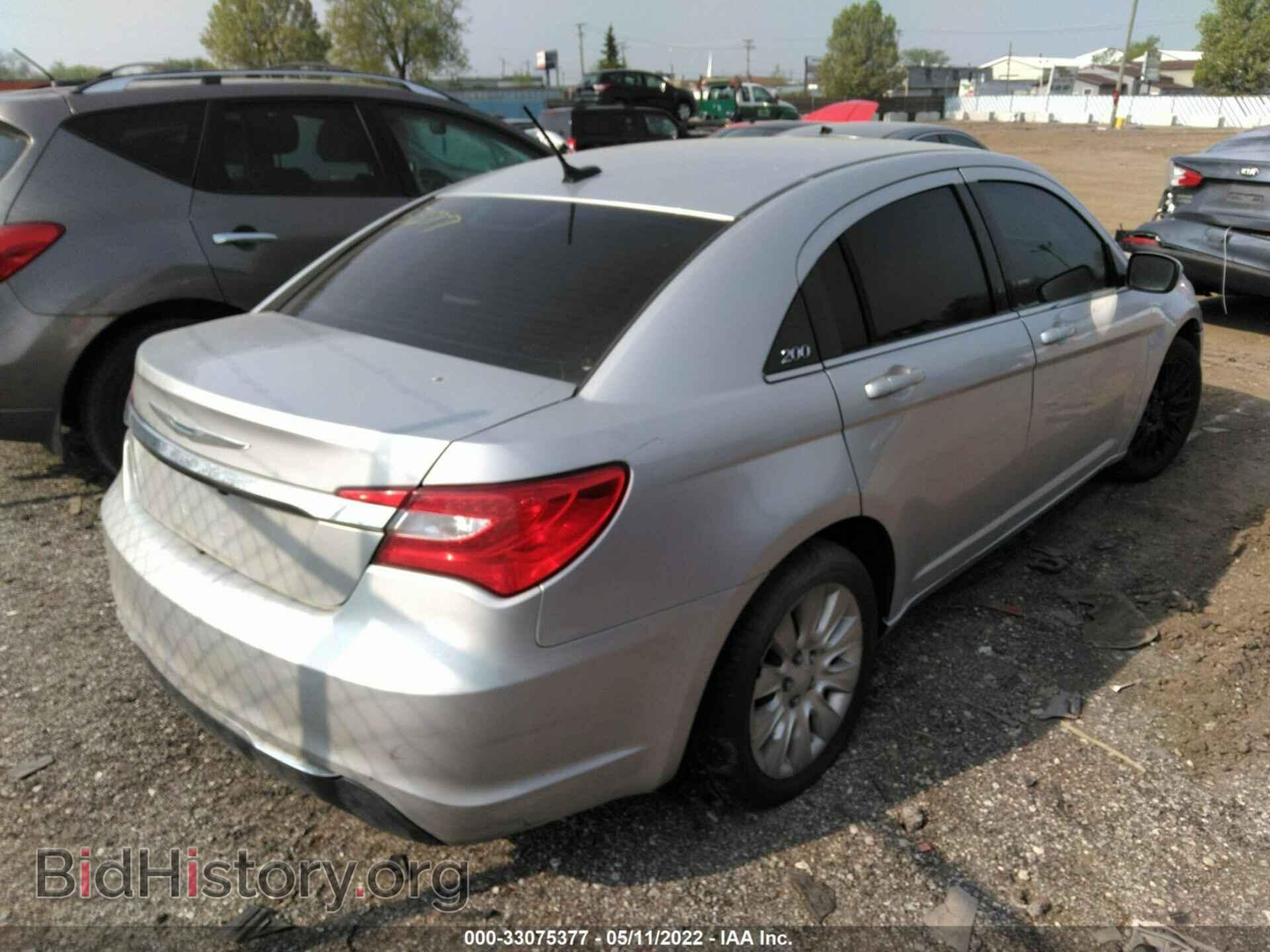 2012 CHRYSLER 200 - VIN: 1C3CCBAB1CN223000 - Фото 4