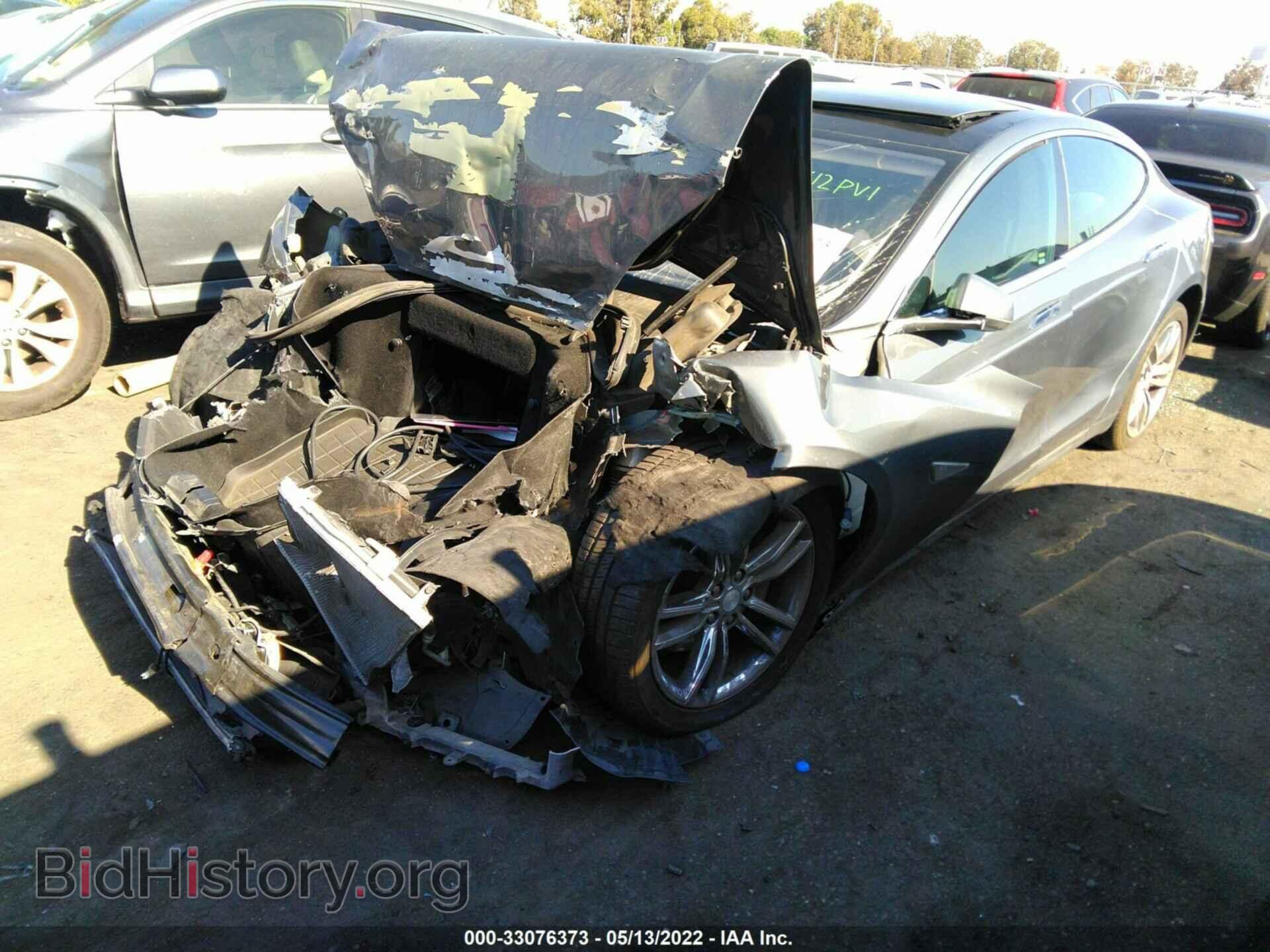2014 TESLA MODEL S - VIN: 5YJSA1H14EFP34416 - Фото 2