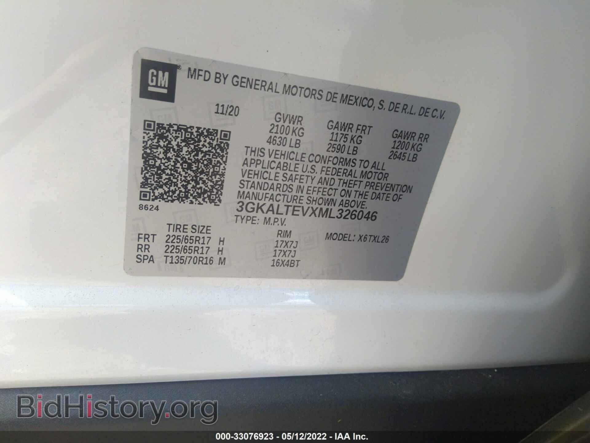 2021 GMC TERRAIN - VIN: 3GKALTEVXML326046 - Photo 9