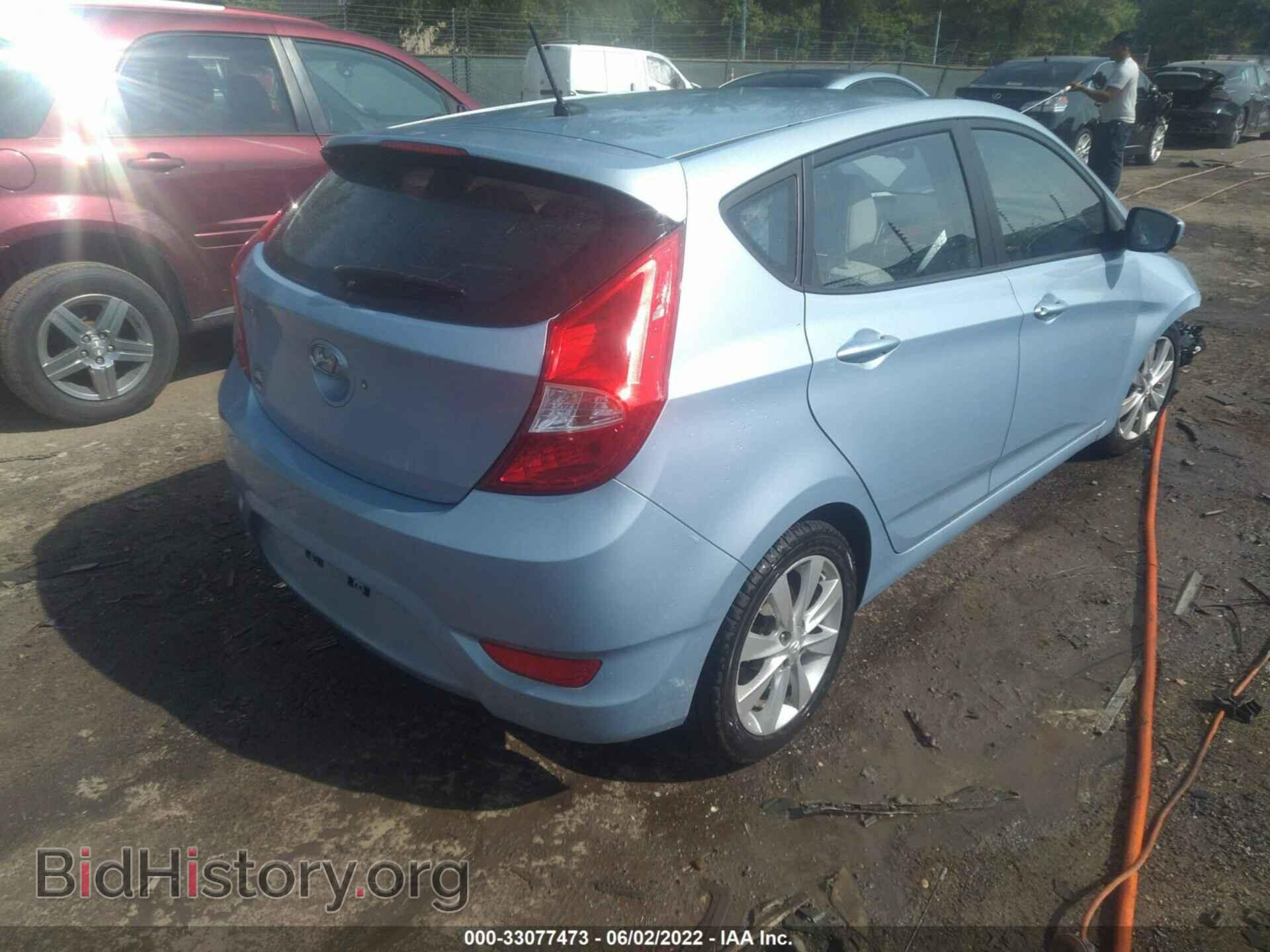 2012 HYUNDAI ACCENT - VIN: KMHCU5AEXCU020581 - Фото 4