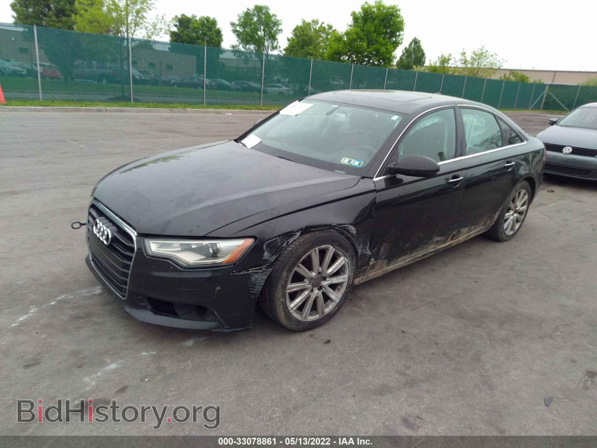 2013 AUDI A6 - VIN: WAUGFAFC3DN144460 - Фото 2