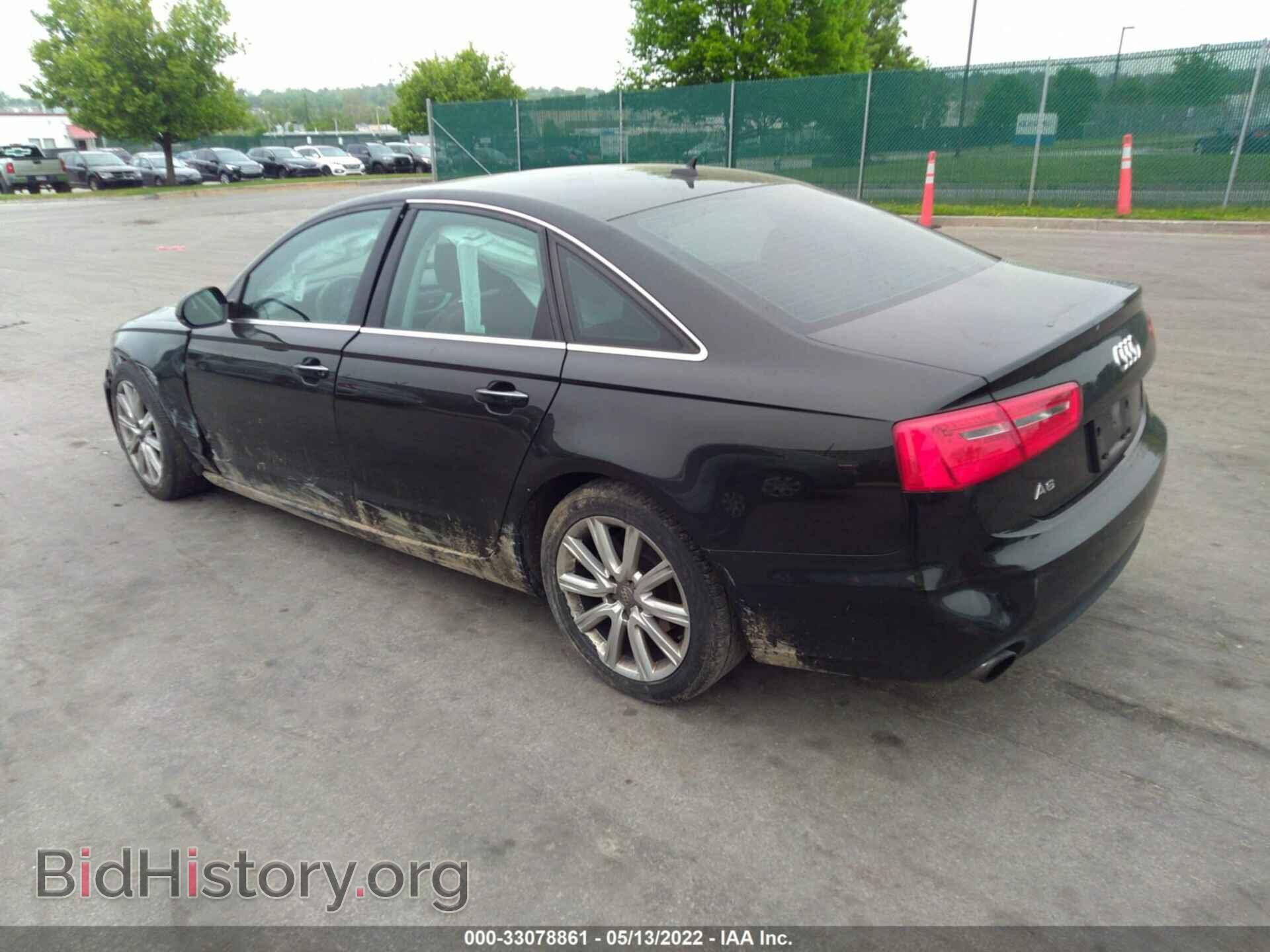 2013 AUDI A6 - VIN: WAUGFAFC3DN144460 - Фото 3