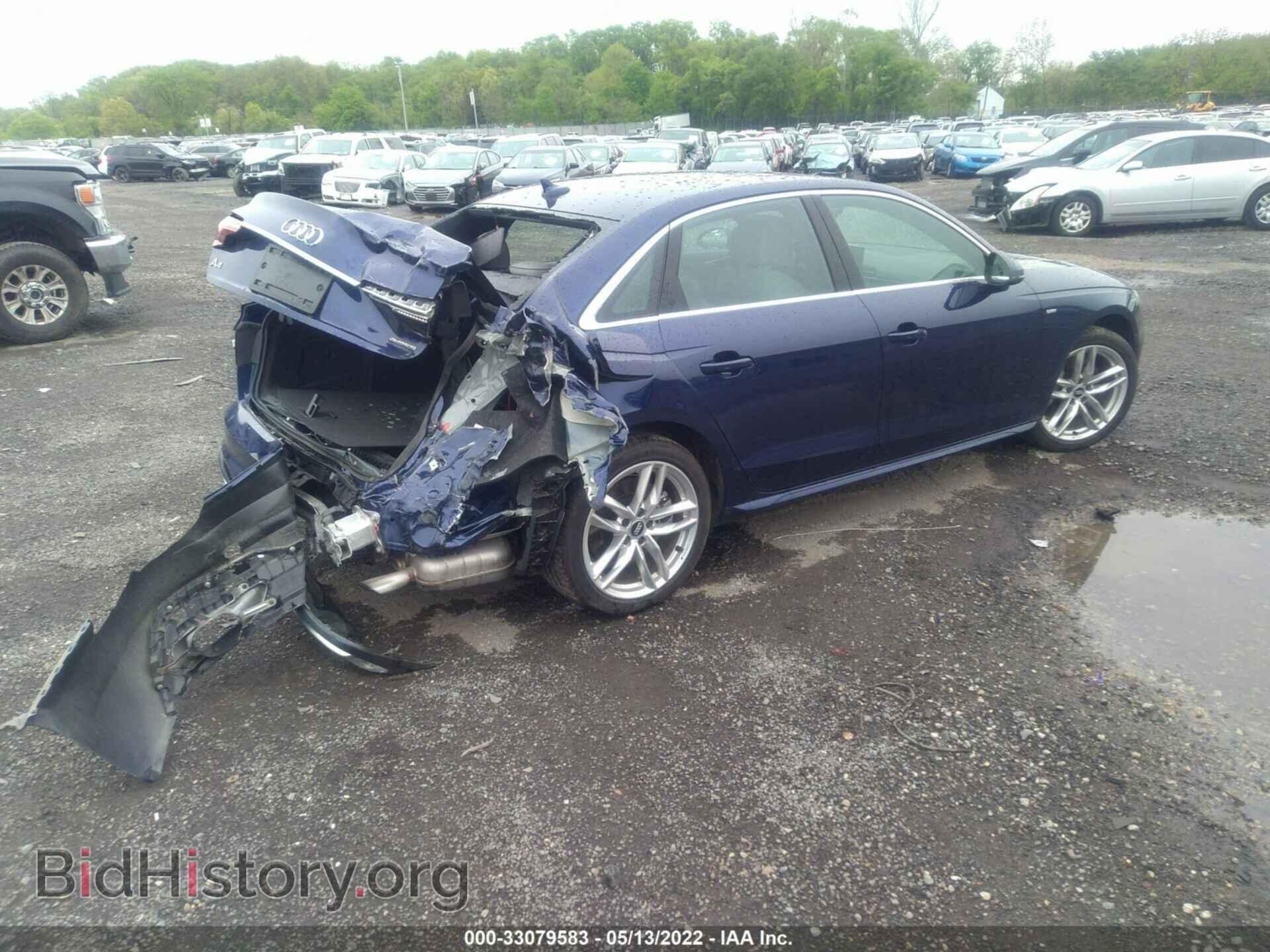 2020 AUDI A4 - VIN: WAUDNAF45LA040007 - Фото 4
