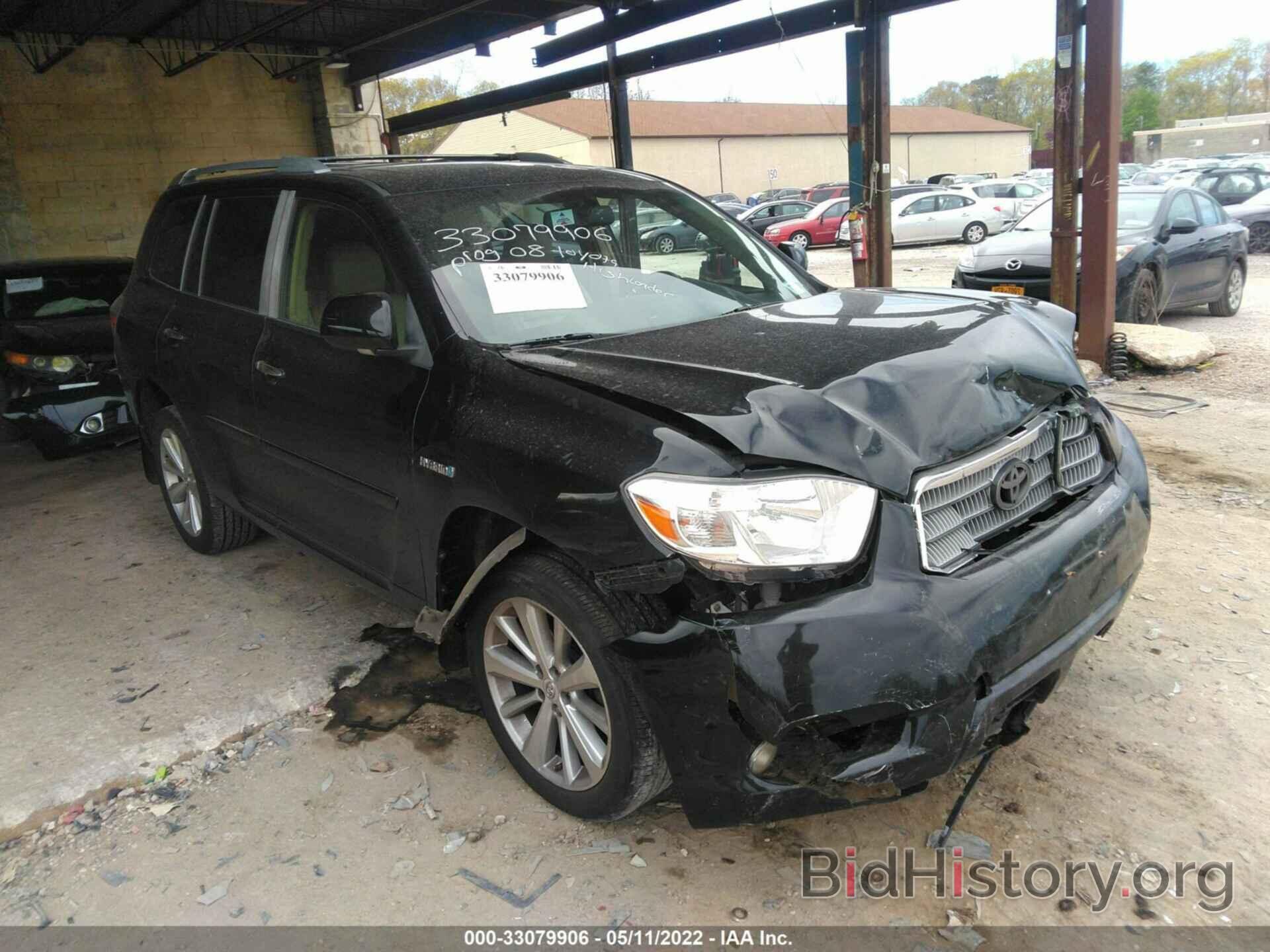 Photo JTEEW44A382009687 - TOYOTA HIGHLANDER HYBRID 2008