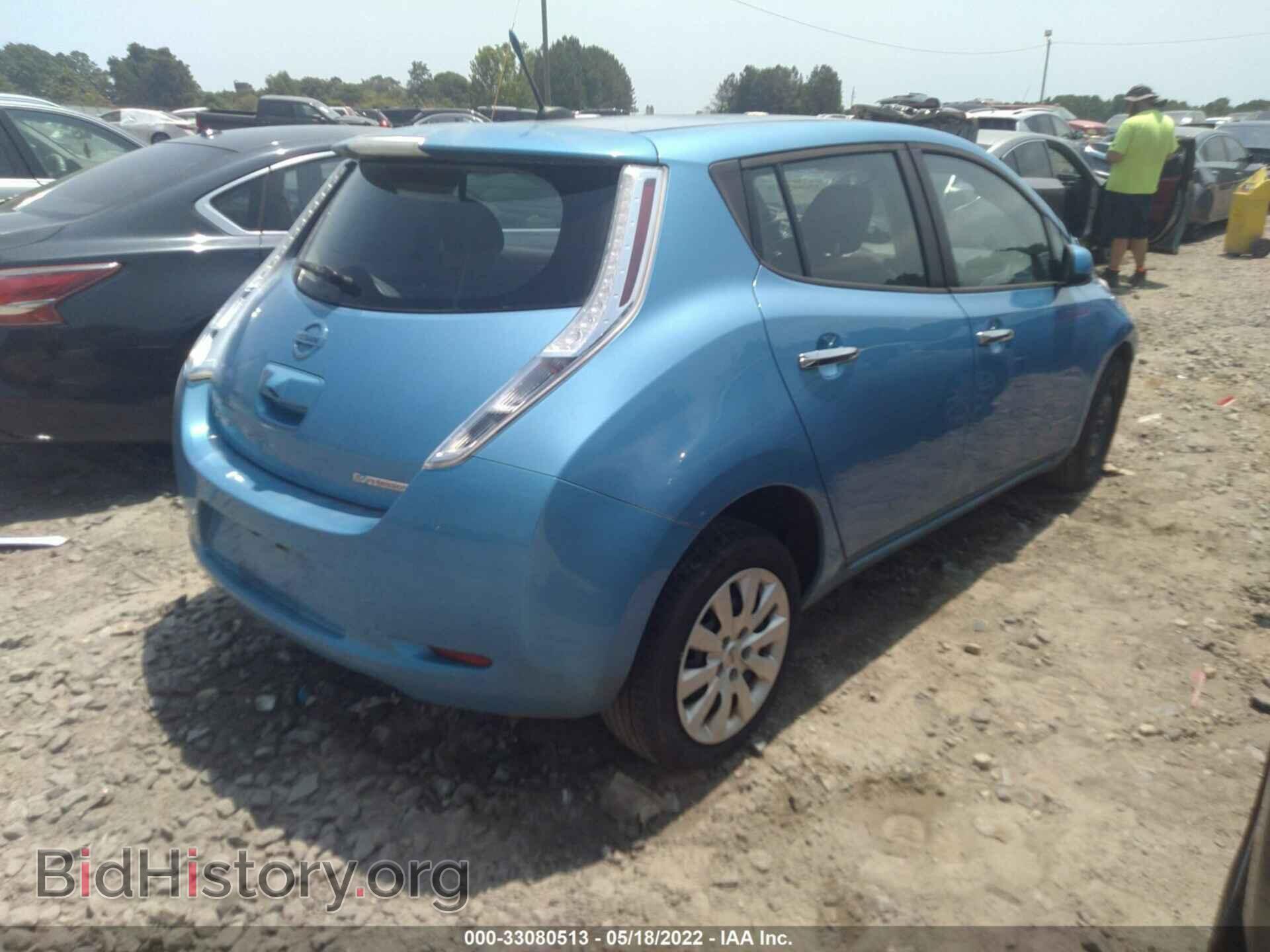 2013 NISSAN LEAF - VIN: 1N4AZ0CP7DC417581 - Фото 4