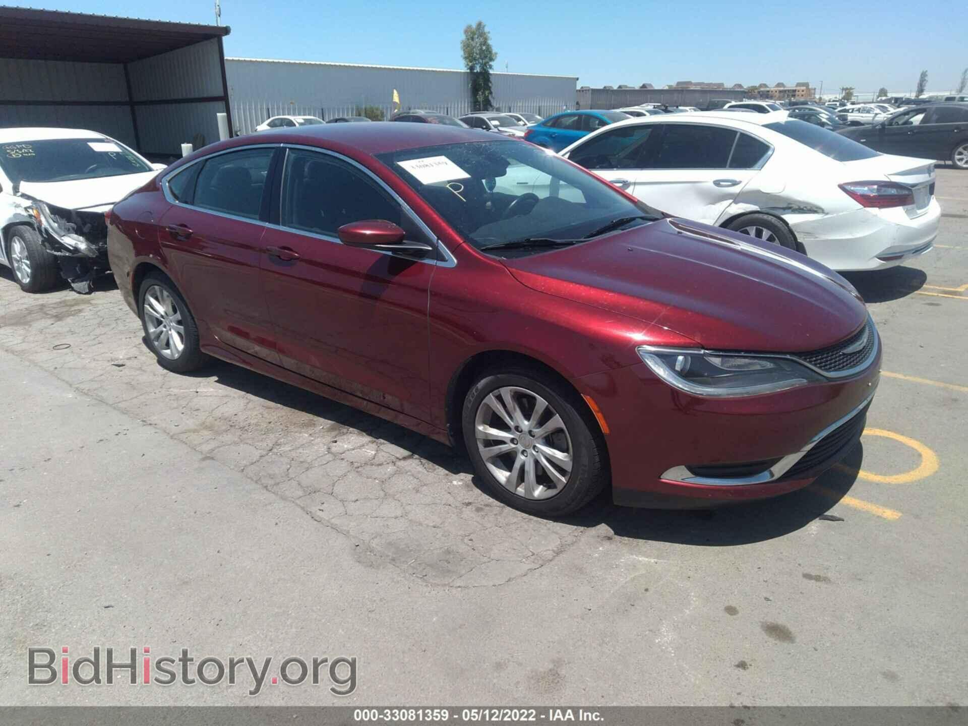 Фотография 1C3CCCAG5GN143268 - CHRYSLER 200 2016