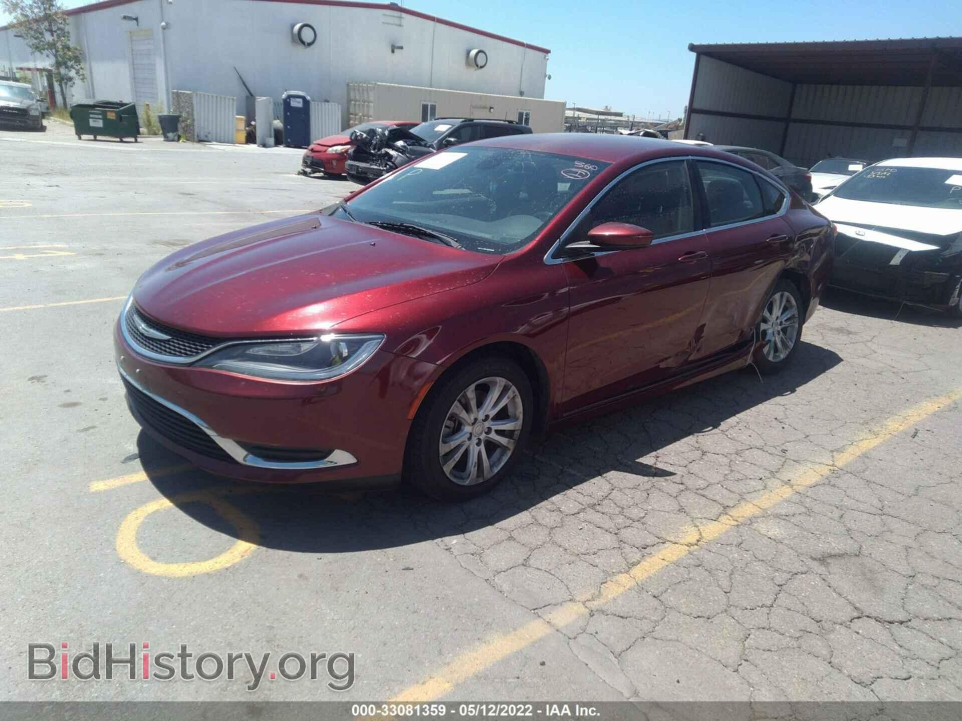 2016 CHRYSLER 200 - VIN: 1C3CCCAG5GN143268 - Фото 2