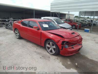2007 Dodge CHARGER SRT8, red — VIN 2B3LA73W47H761981, IAAI