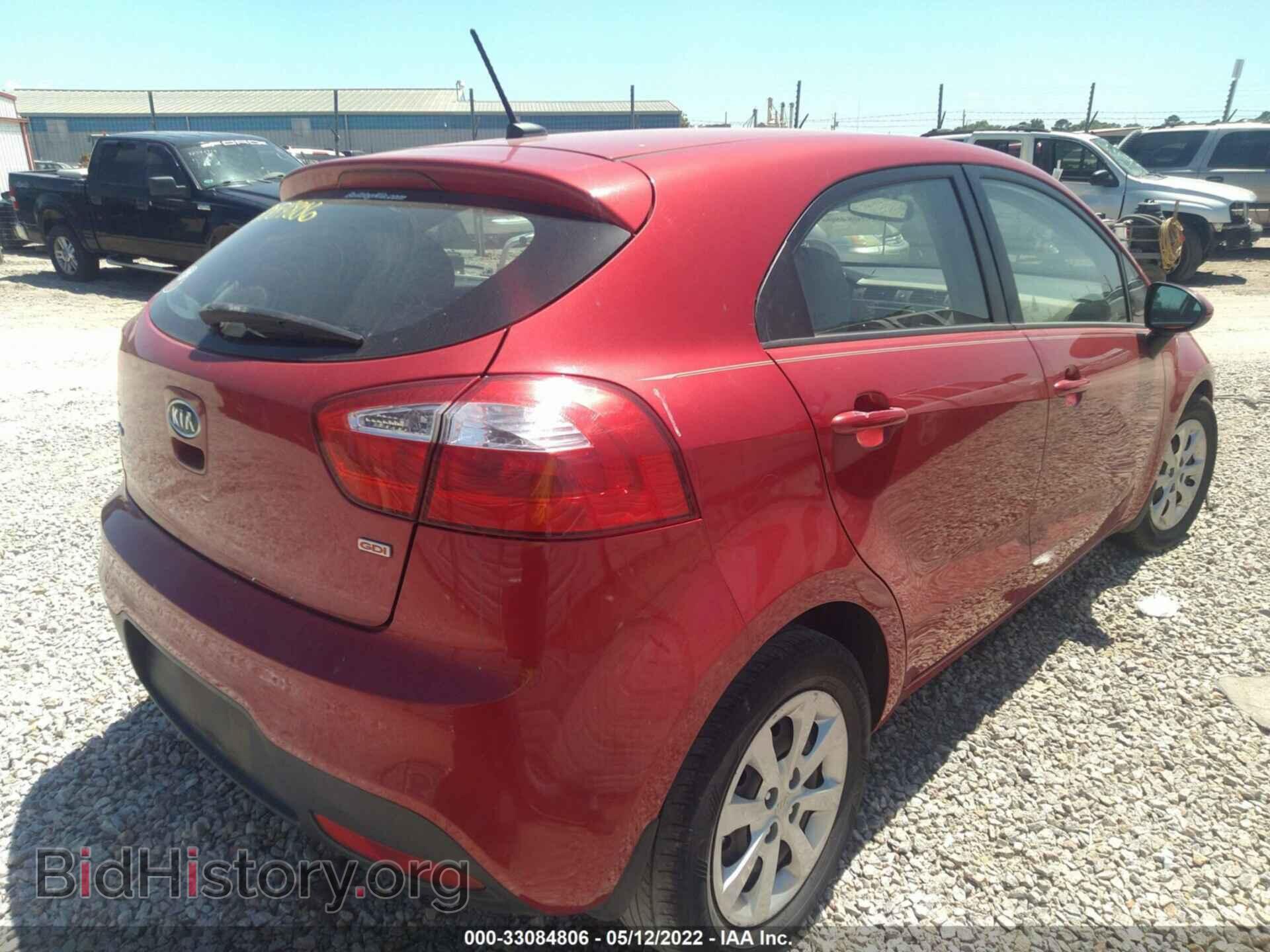 2012 KIA RIO - VIN: KNADM5A35C6092300 - Фото 4