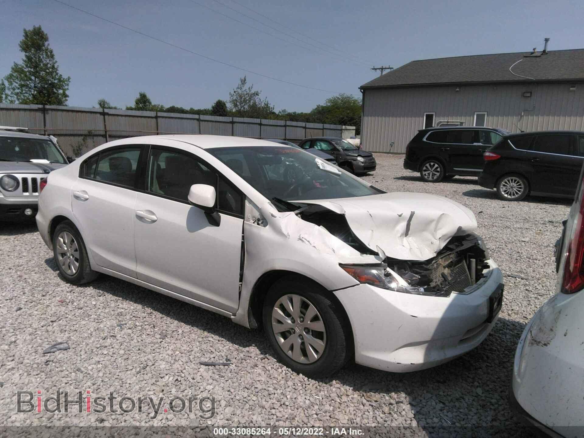 Photo 2HGFB2F52CH502982 - HONDA CIVIC SDN 2012