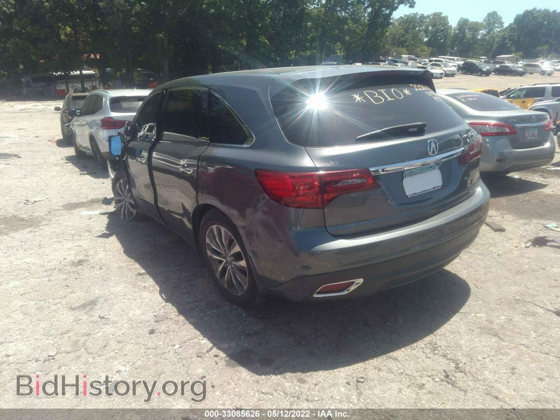 2014 ACURA MDX - VIN: 5FRYD3H49EB009433 - Фото 3
