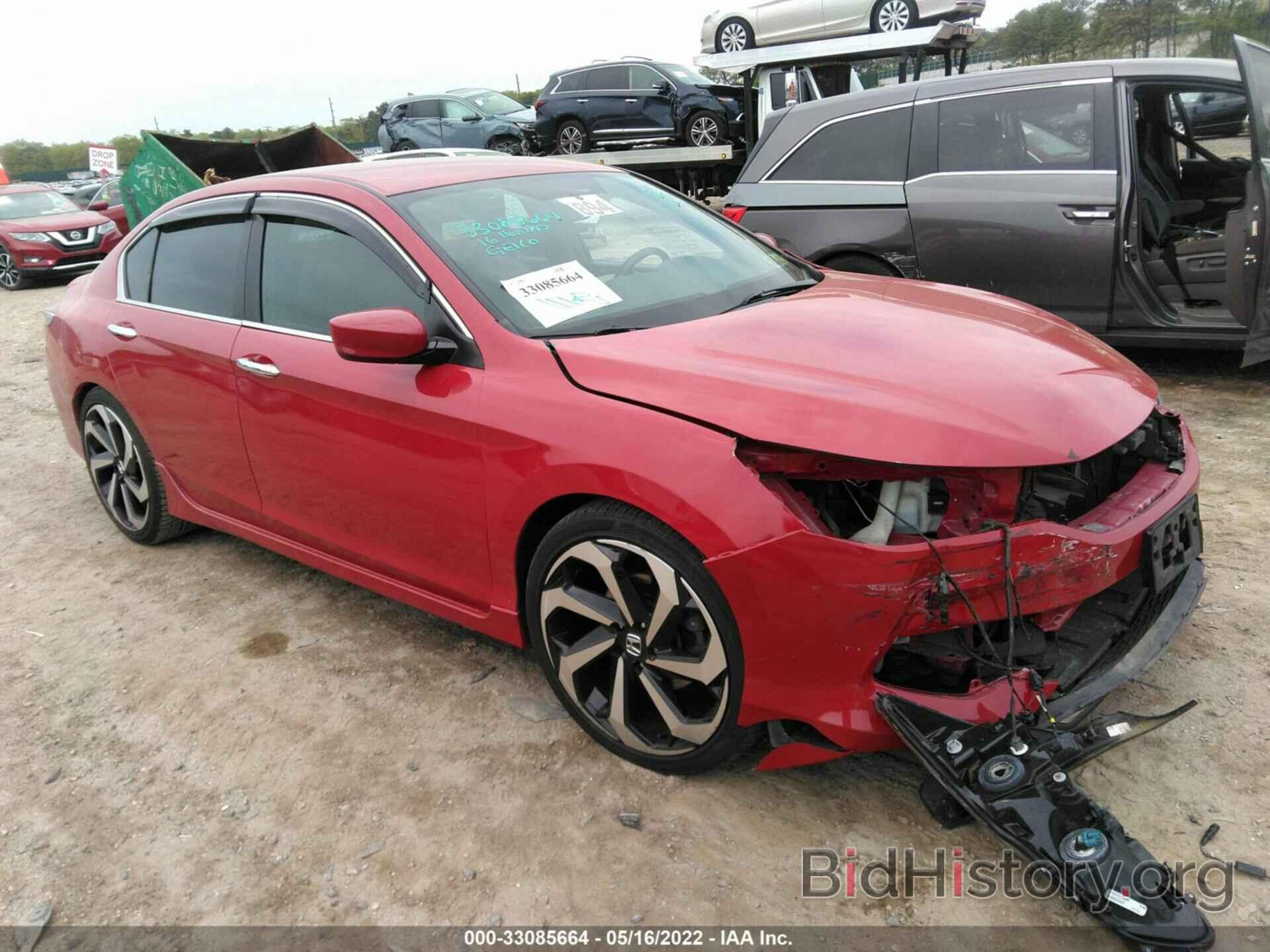 Photo 1HGCR2F54GA127535 - HONDA ACCORD SEDAN 2016