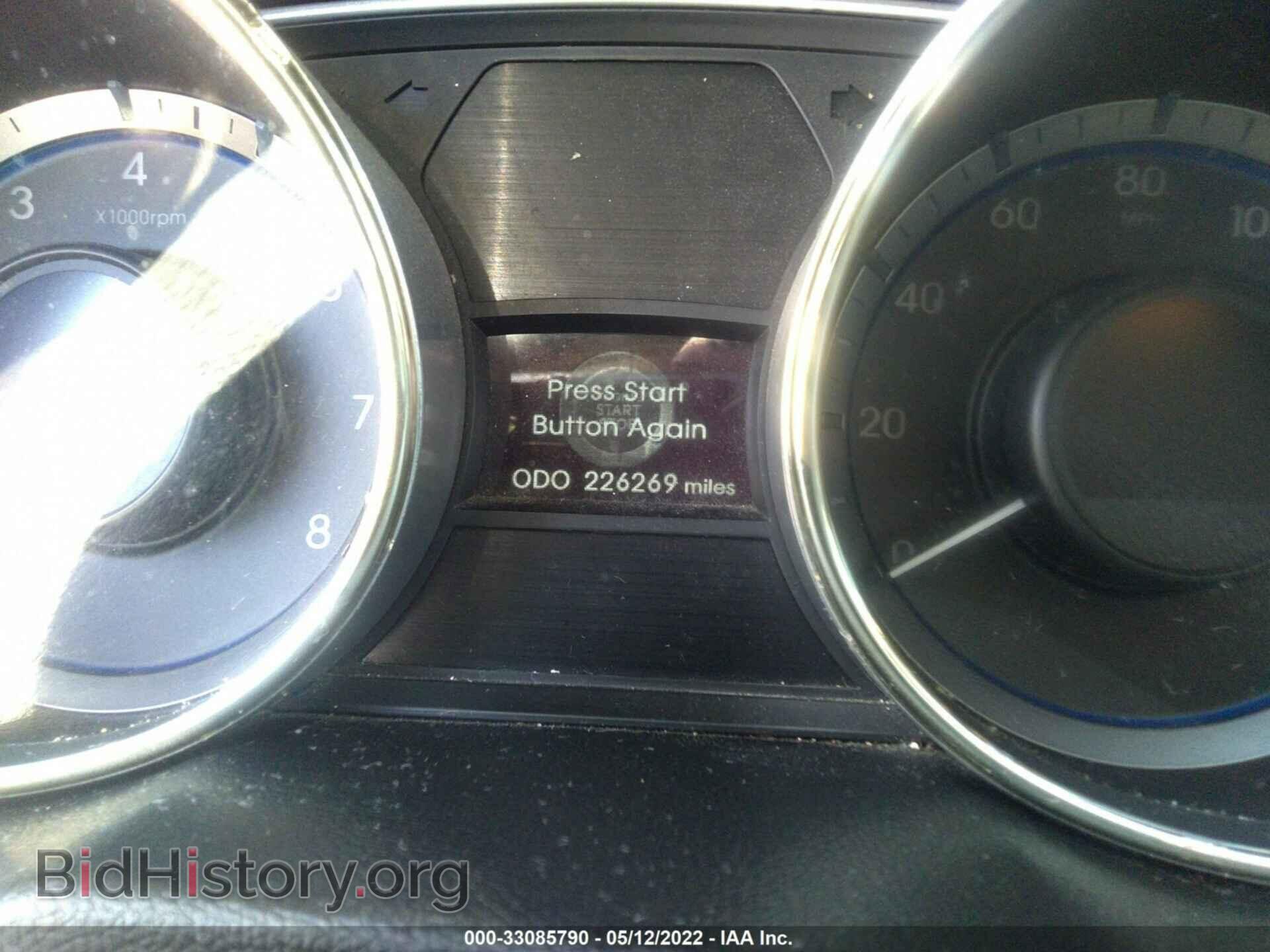 2012 HYUNDAI SONATA - VIN: 5NPEC4AB9CH430413 - Фото 7