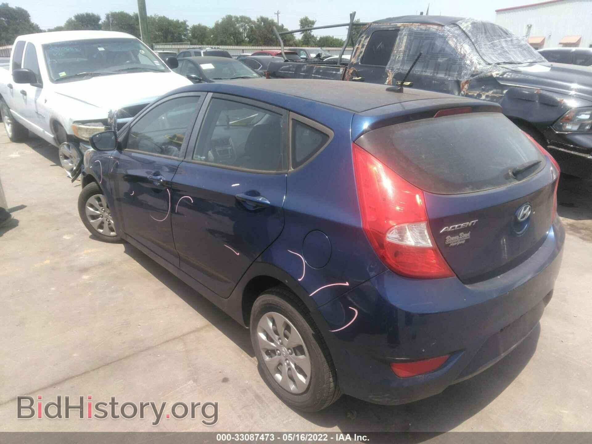 2016 HYUNDAI ACCENT - VIN: KMHCT5AE2GU278537 - Фото 3