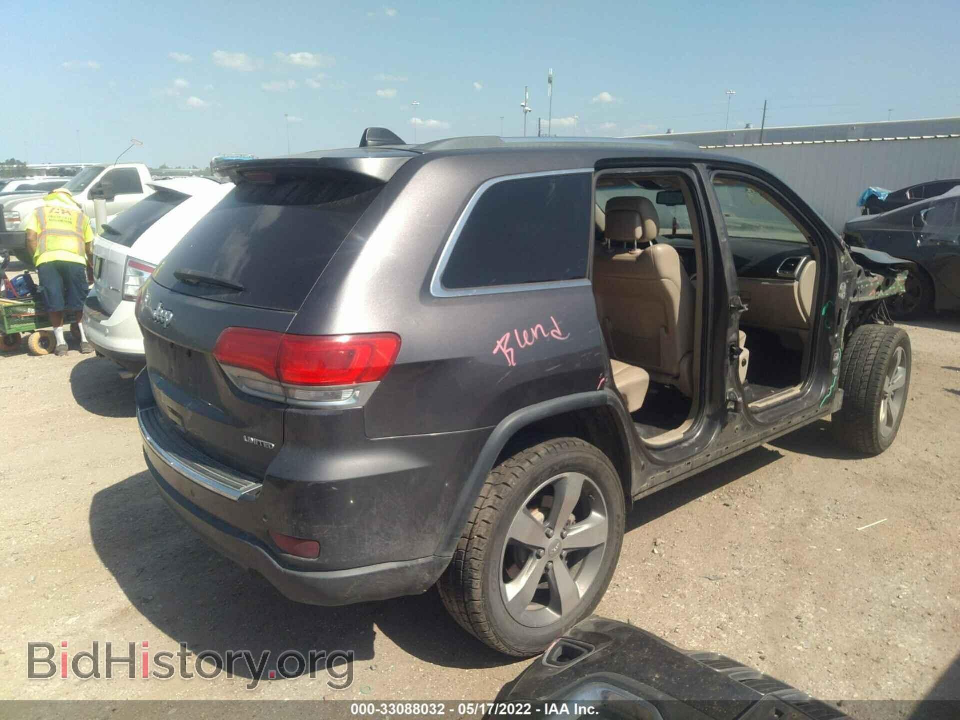 2015 JEEP GRAND CHEROKEE - VIN: 1C4RJEBG0FC856434 - Фото 4