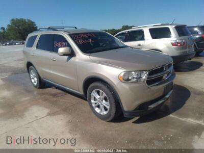 2011 Dodge DURANGO Crew, gold — VIN 1D4RE4GG1BC717286, IAAI