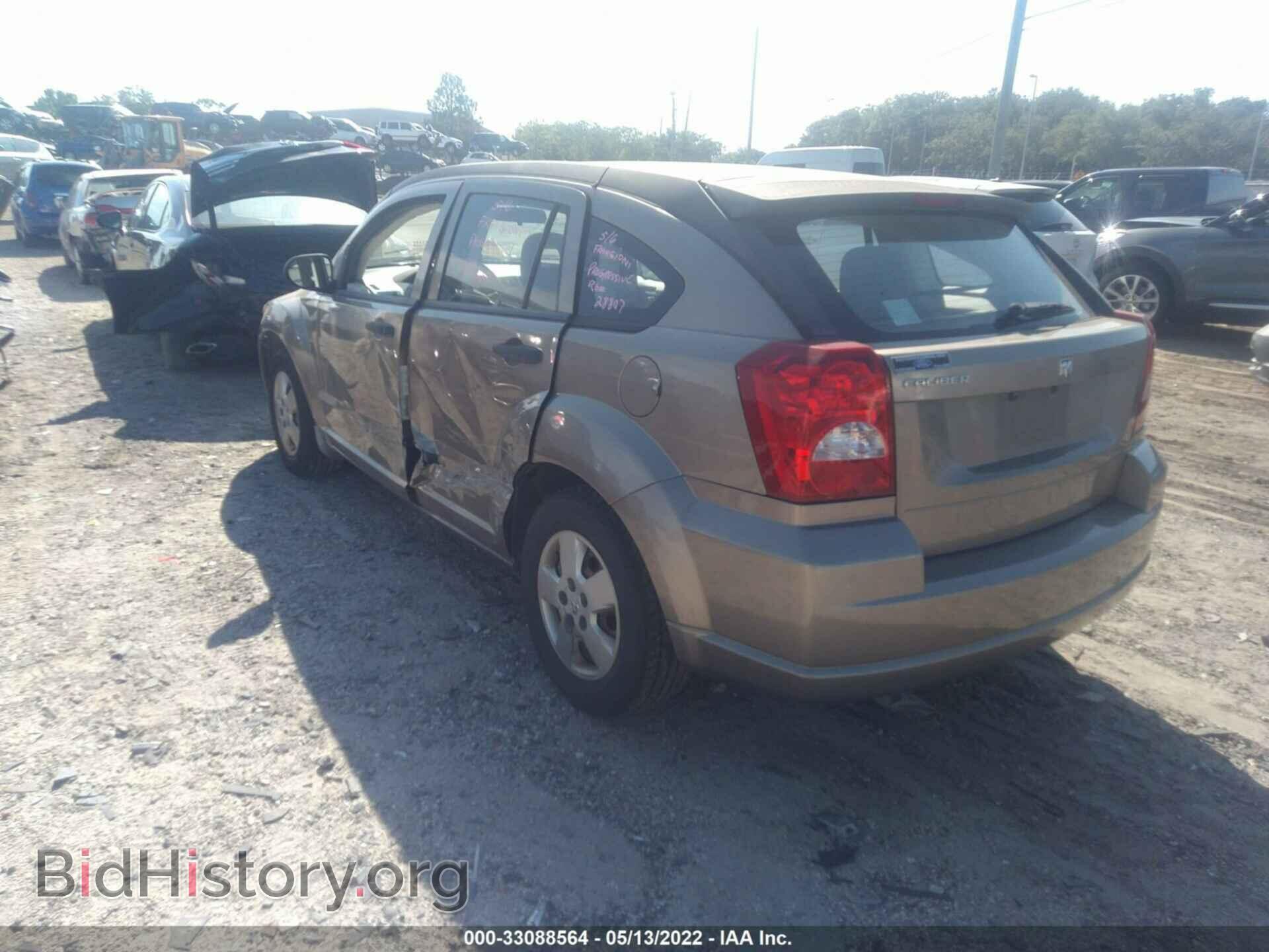 2008 DODGE CALIBER - VIN: 1B3HB28B58D502782 - Фото 3