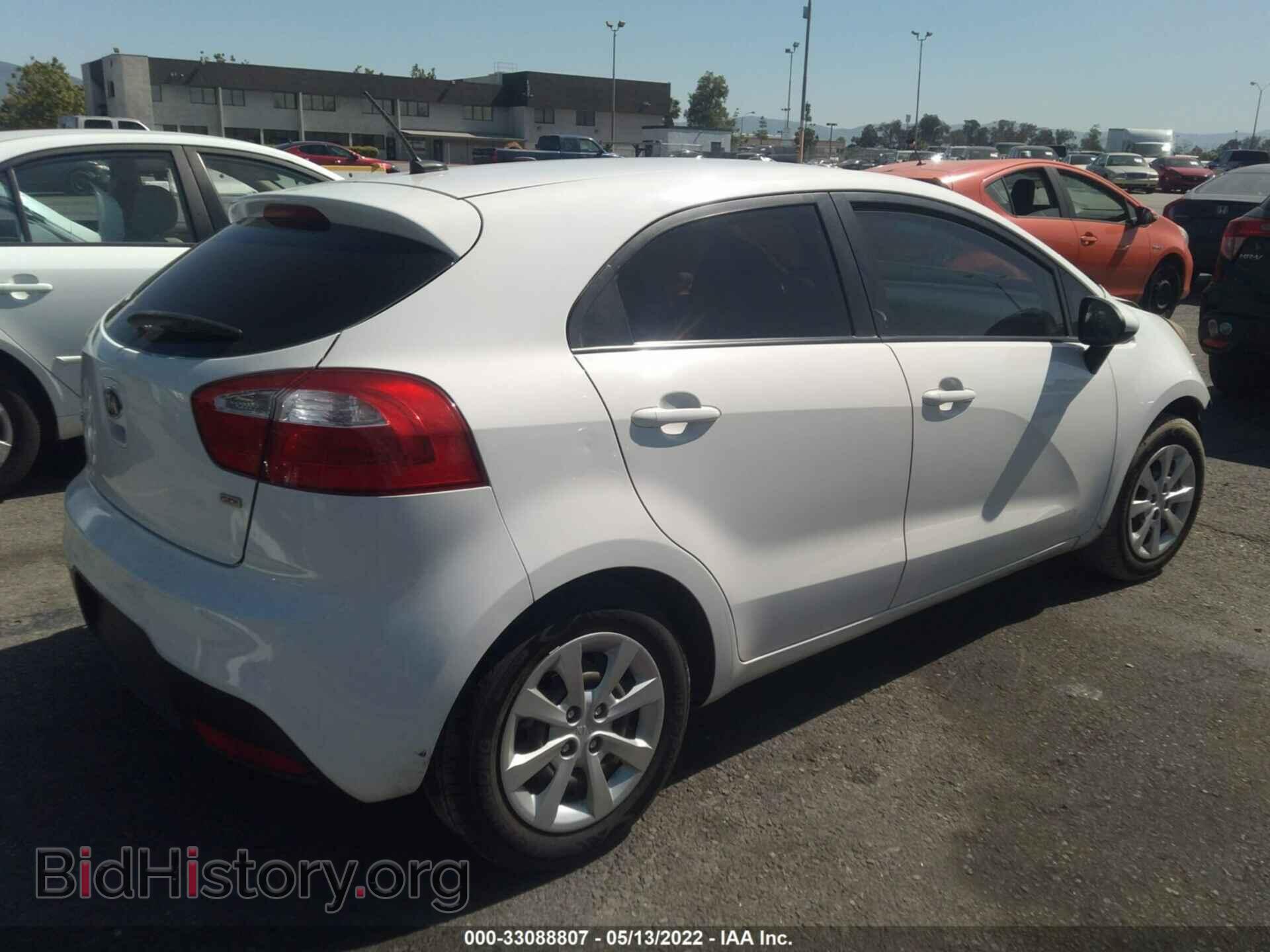 2013 KIA RIO - VIN: KNADM5A34D6204876 - Фото 4