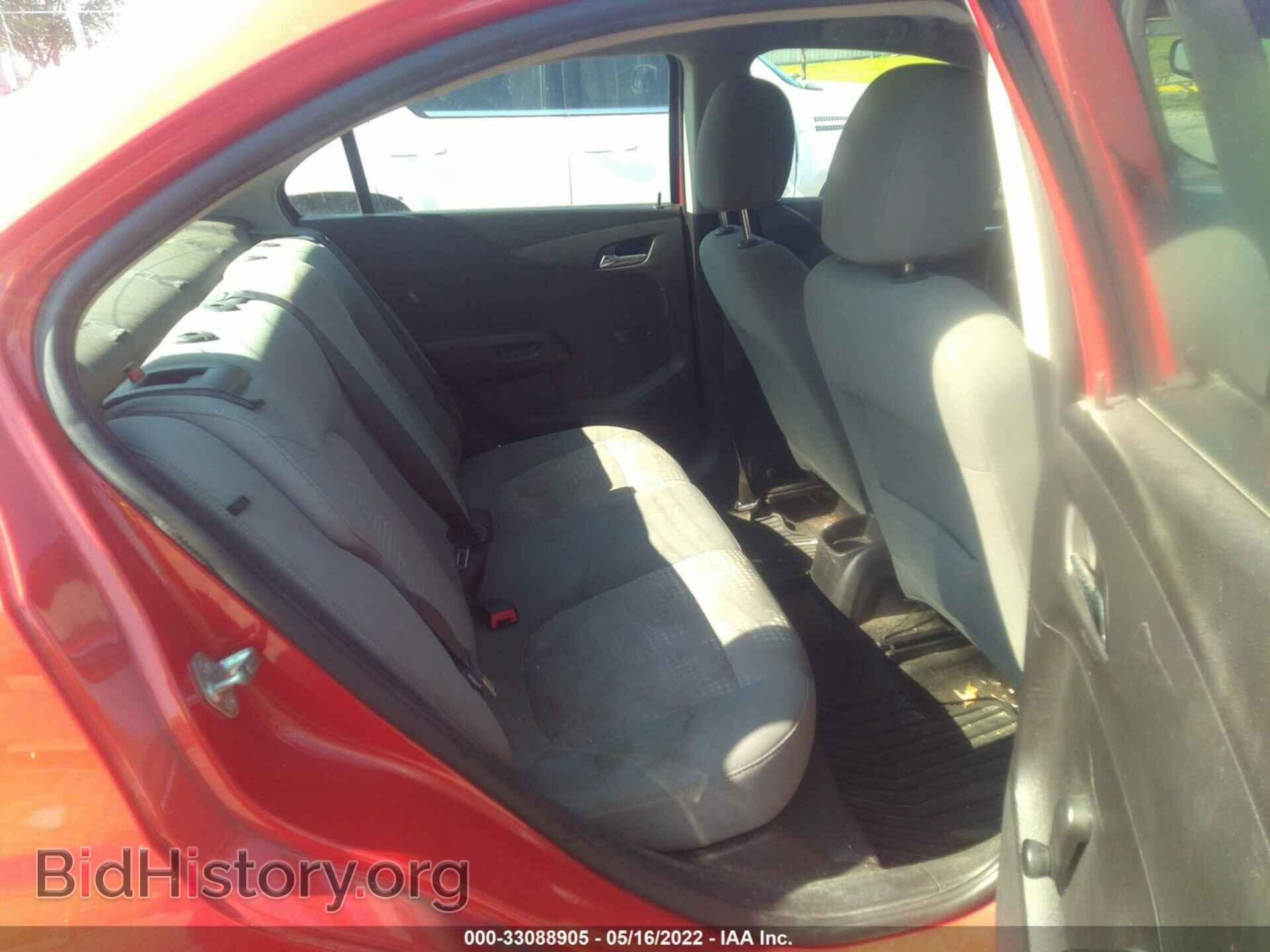 2012 CHEVROLET SONIC - VIN: 1G1JB5SH1C4226598 - Фото 8