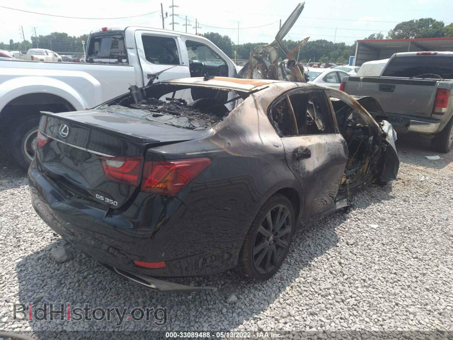 2013 LEXUS GS 350 - VIN: JTHBE1BL7D5004013 - Фото 4