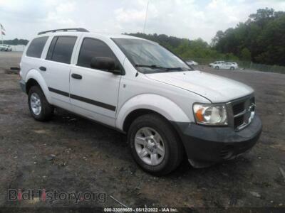 2007 Dodge DURANGO SXT, белый — VIN 1D8HD38P57F548398, IAAI